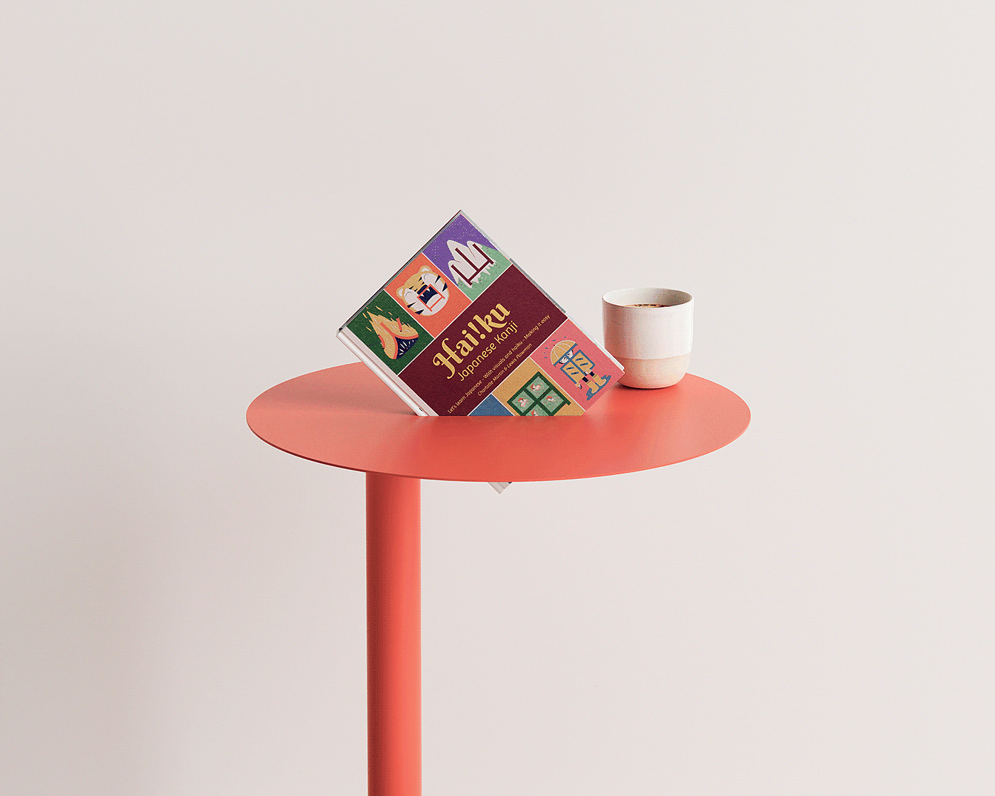 Side table，book，Coffee，simple，