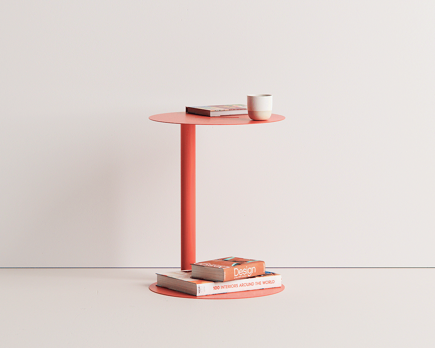 Side table，book，Coffee，simple，