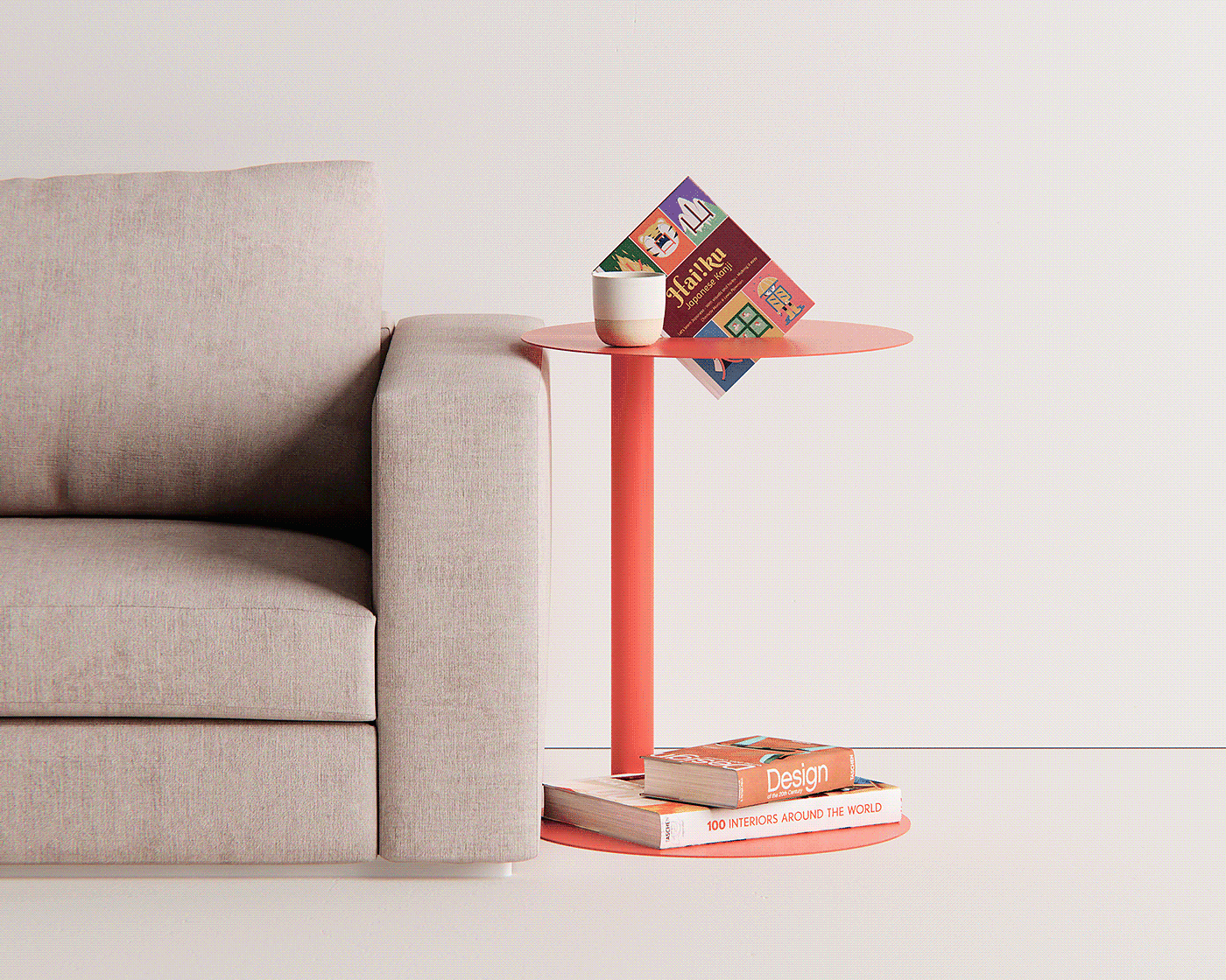 Side table，book，Coffee，simple，