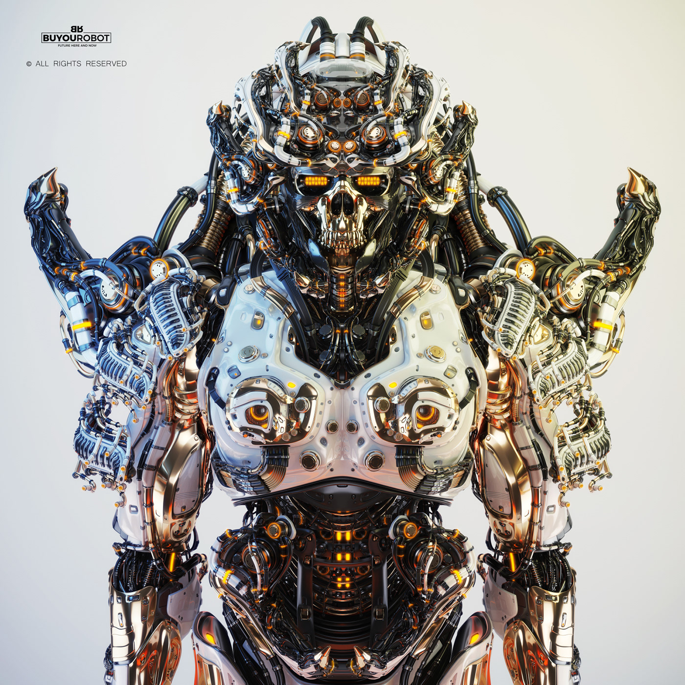 NFT，Buyou，robot，Demon，