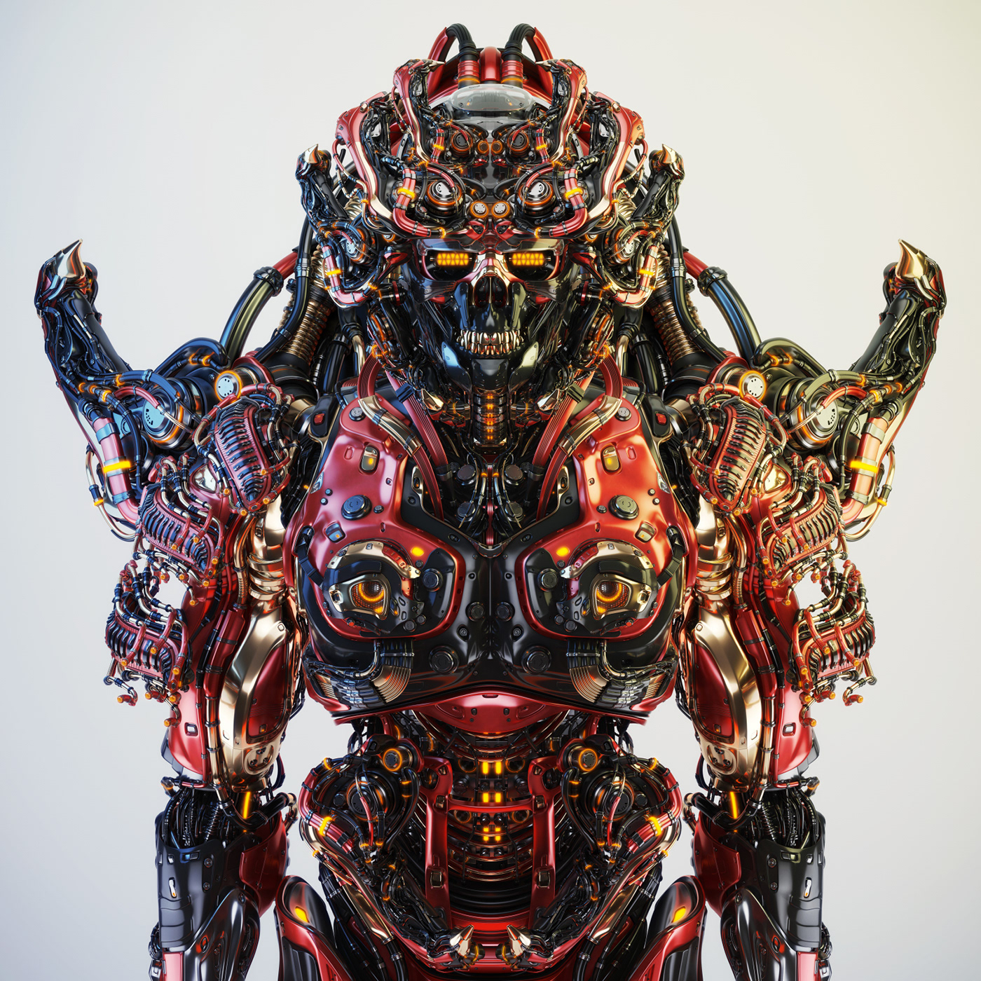 NFT，Buyou，robot，Demon，