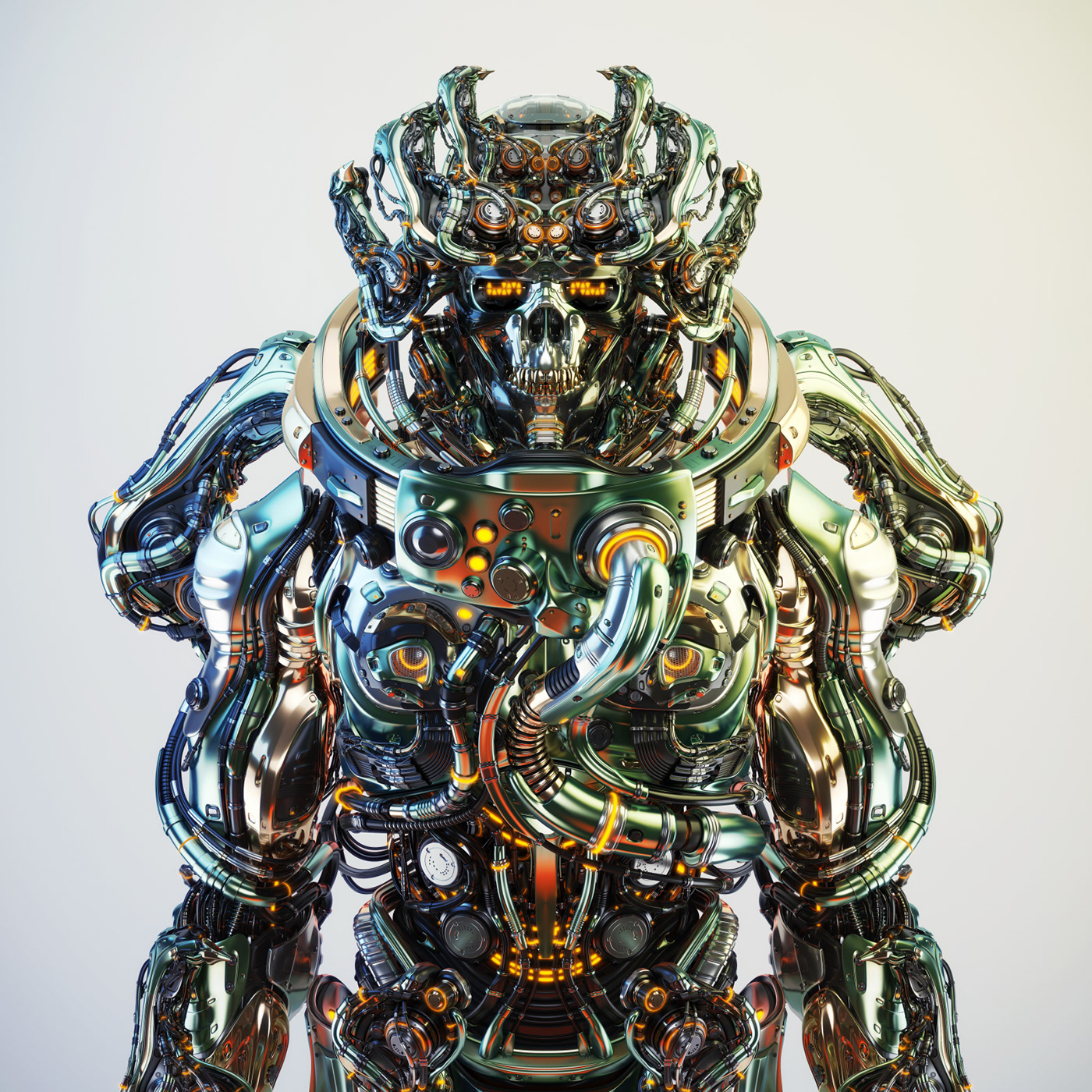 NFT，Buyou，robot，Demon，