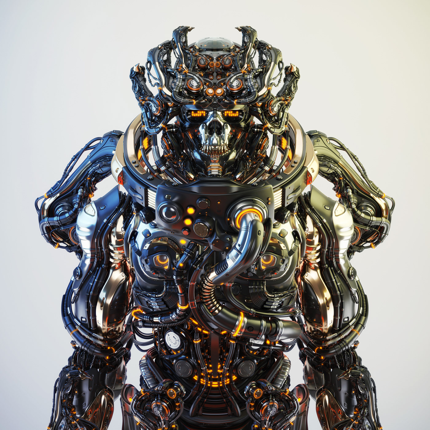 NFT，Buyou，robot，Demon，