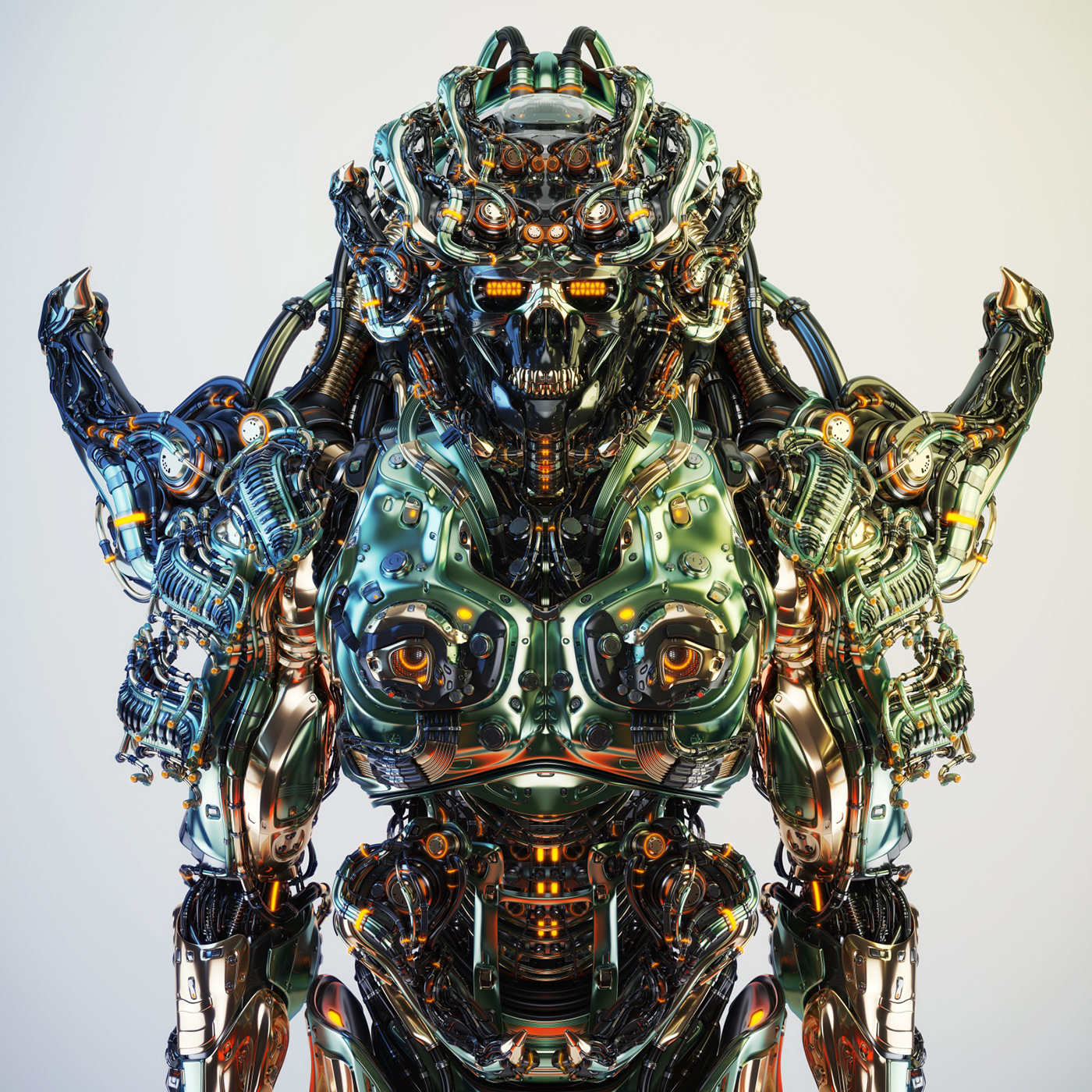 NFT，Buyou，robot，Demon，