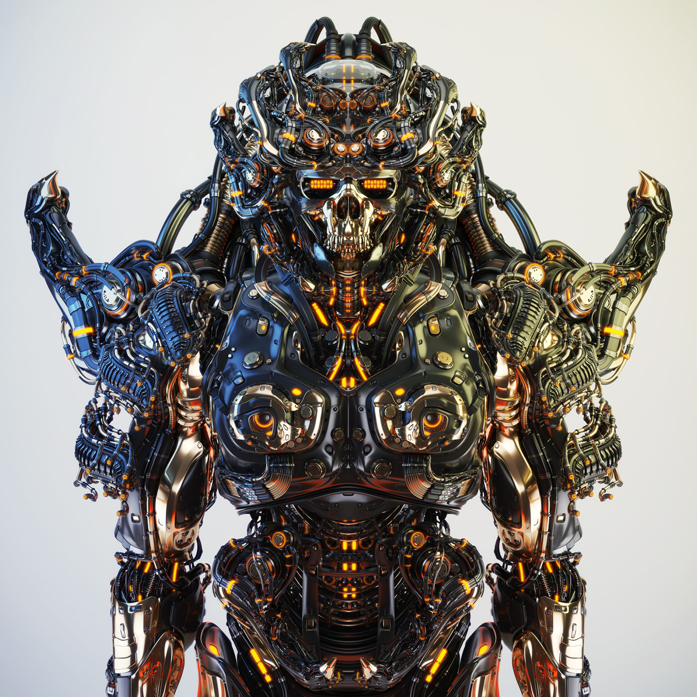 NFT，Buyou，robot，Demon，