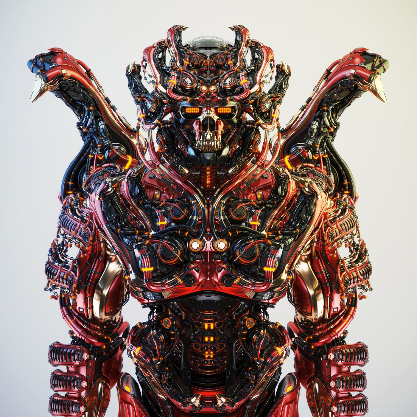 NFT，Buyou，robot，Demon，