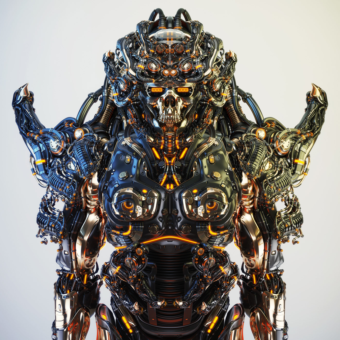 NFT，Buyou，robot，Demon，