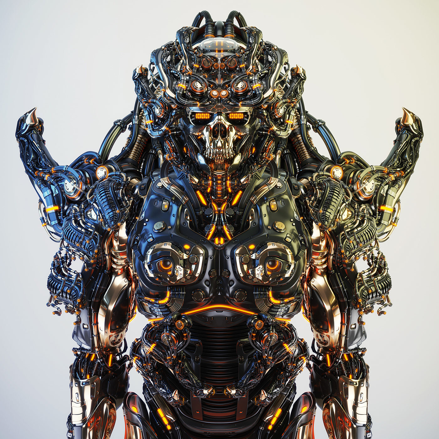 NFT，Buyou，robot，Demon，