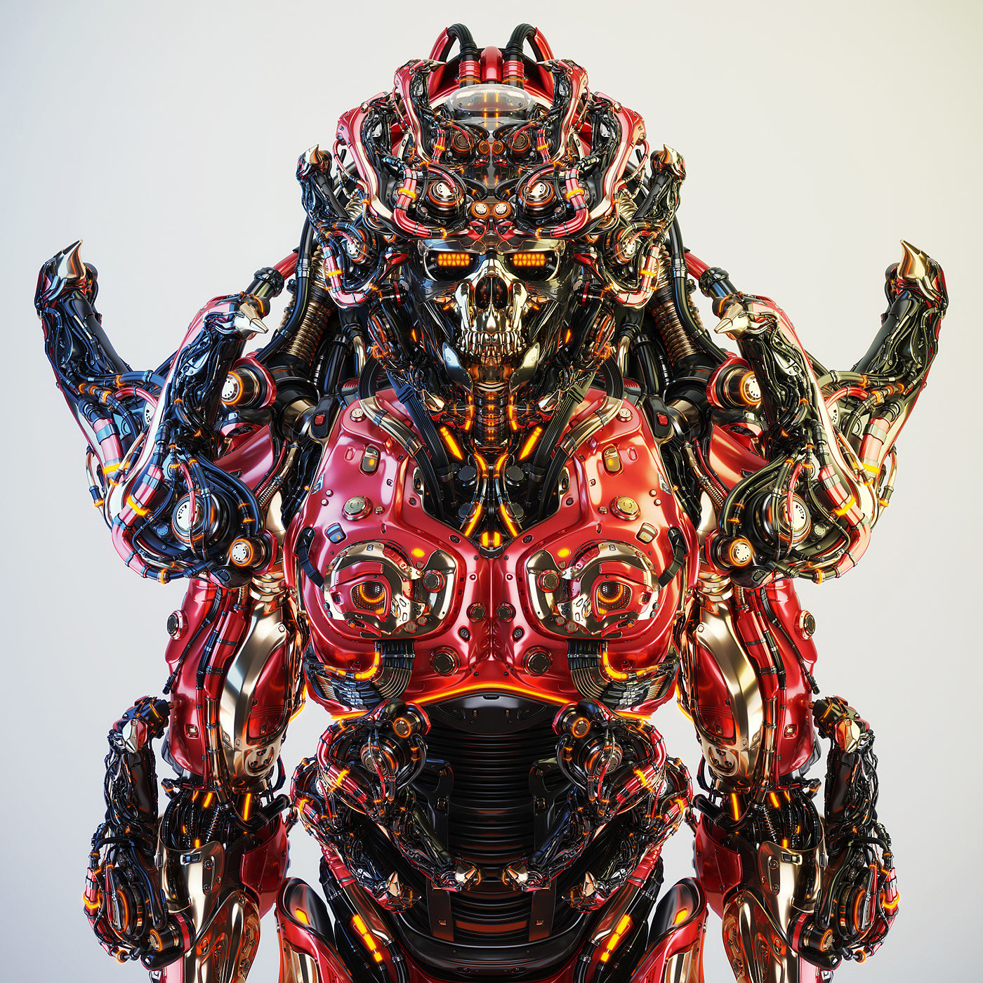 NFT，Buyou，robot，Demon，