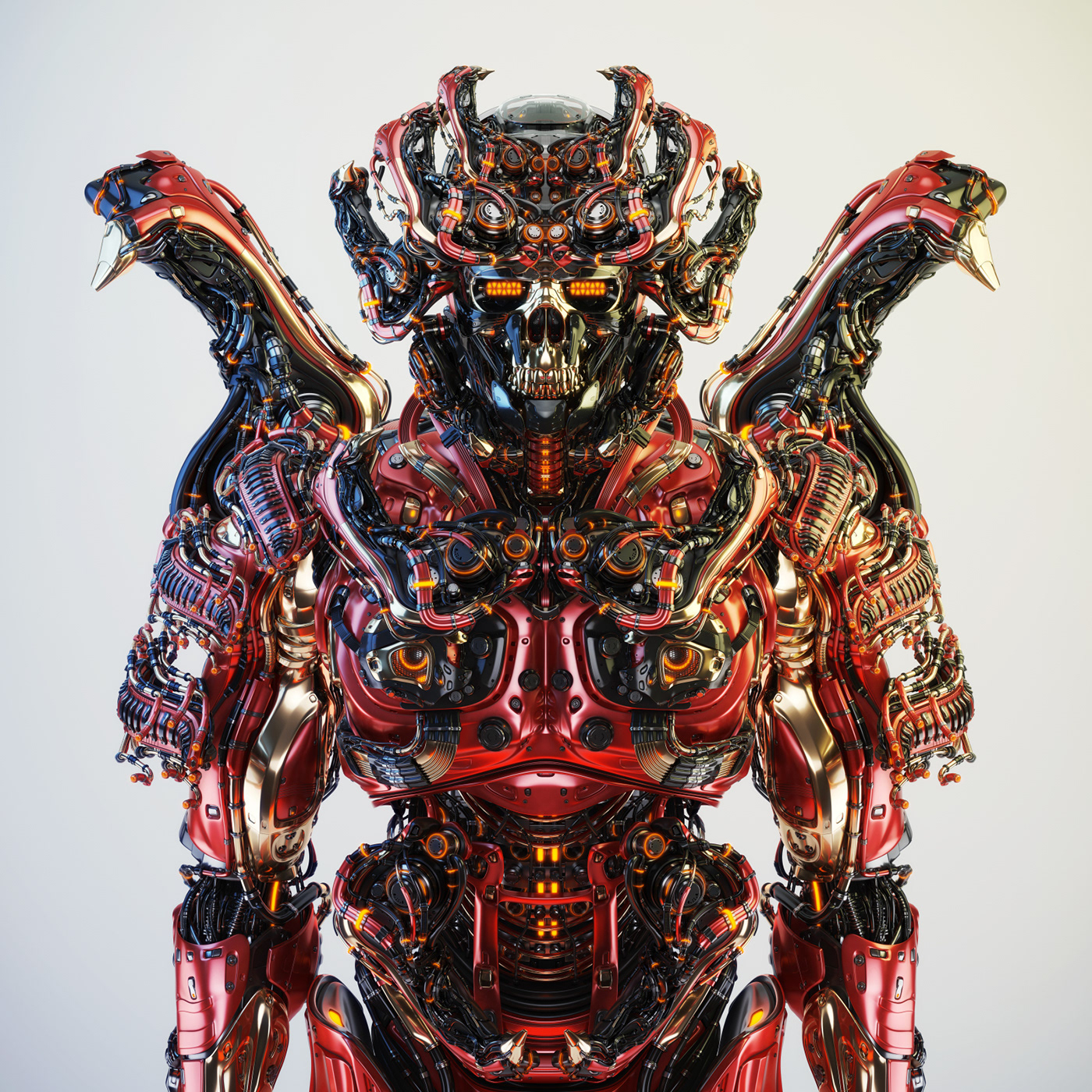 NFT，Buyou，robot，Demon，