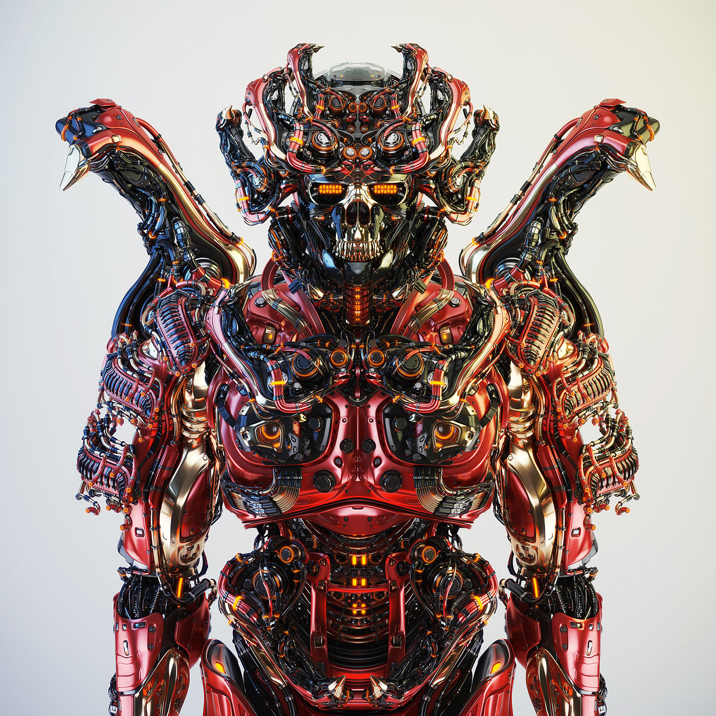 NFT，Buyou，robot，Demon，