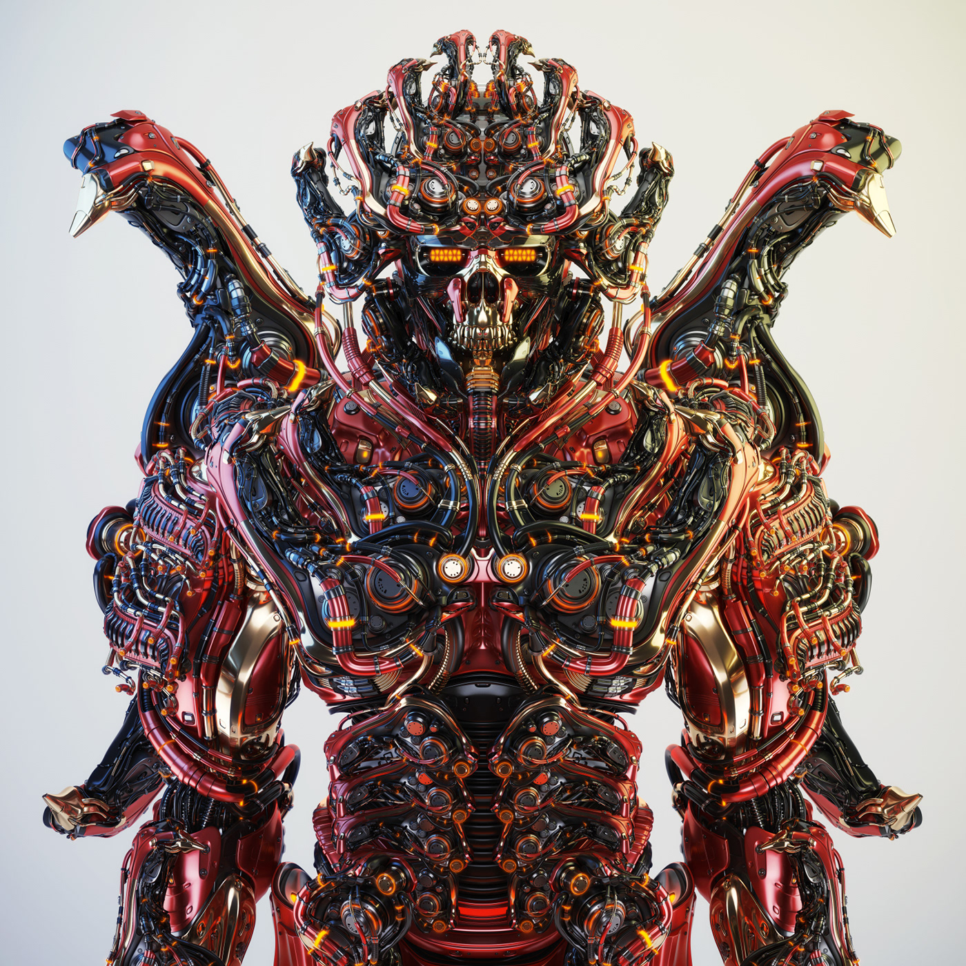 NFT，Buyou，robot，Demon，