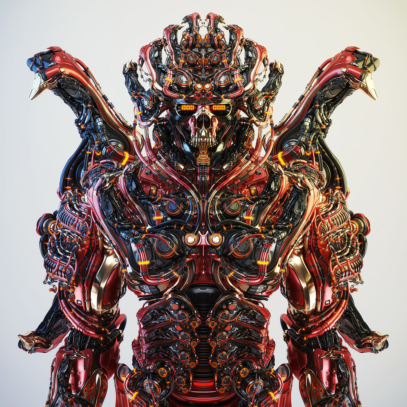 NFT，Buyou，robot，Demon，