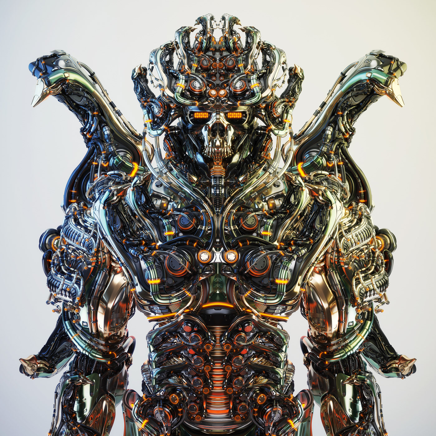 NFT，Buyou，robot，Demon，