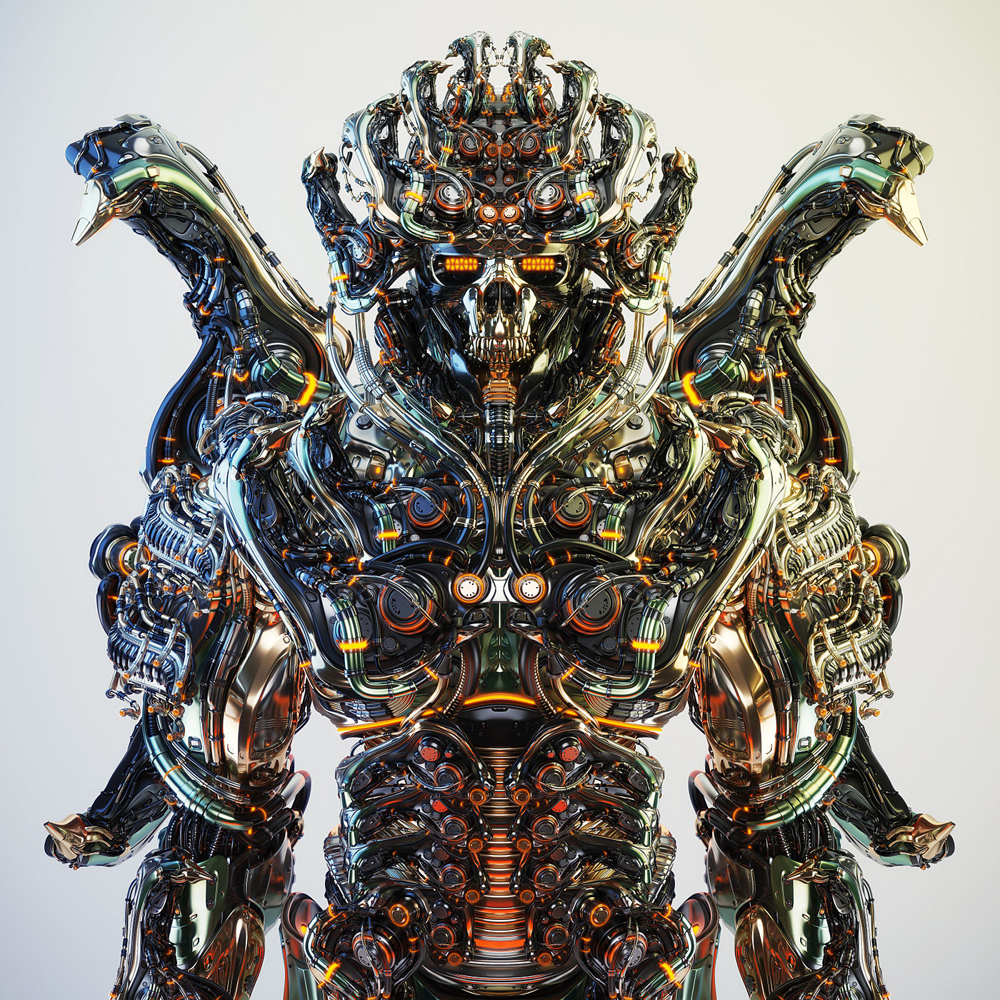 NFT，Buyou，robot，Demon，