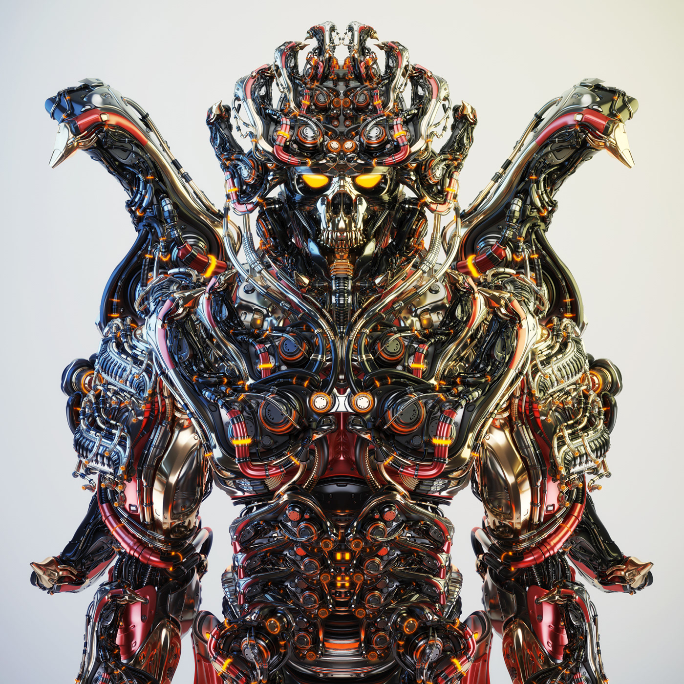 NFT，Buyou，robot，Demon，