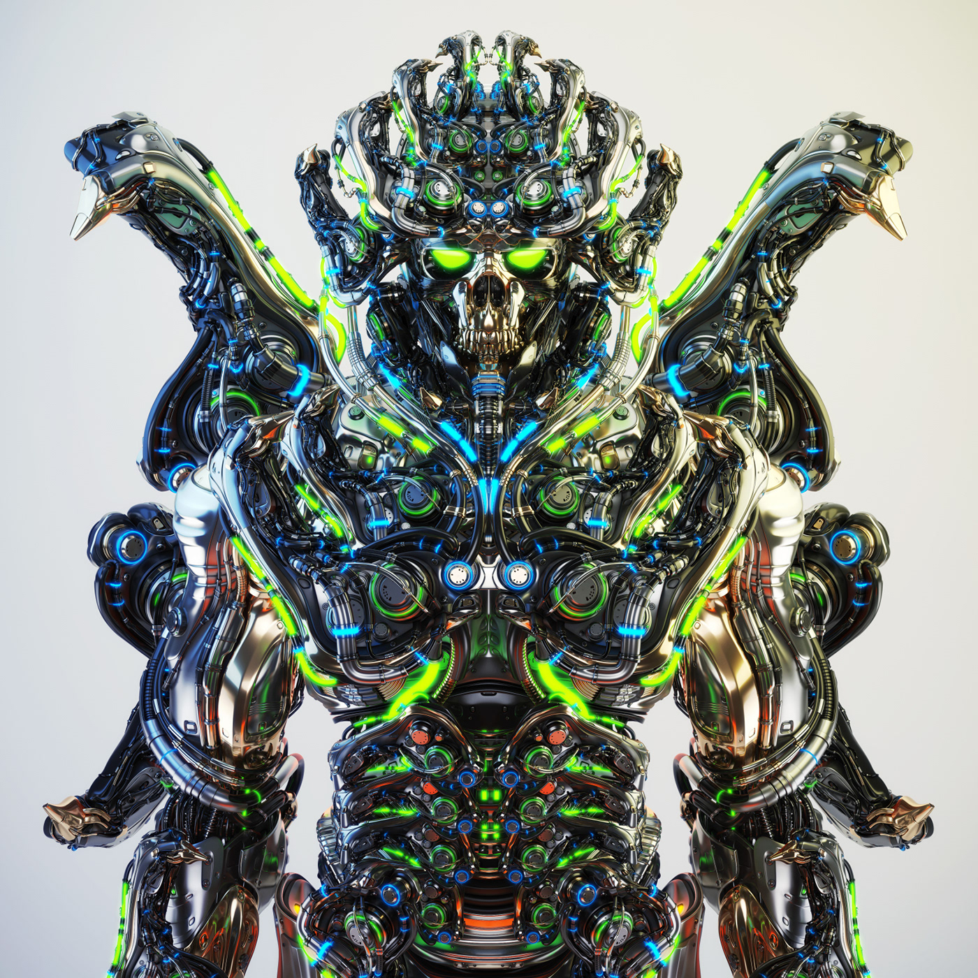 NFT，Buyou，robot，Demon，