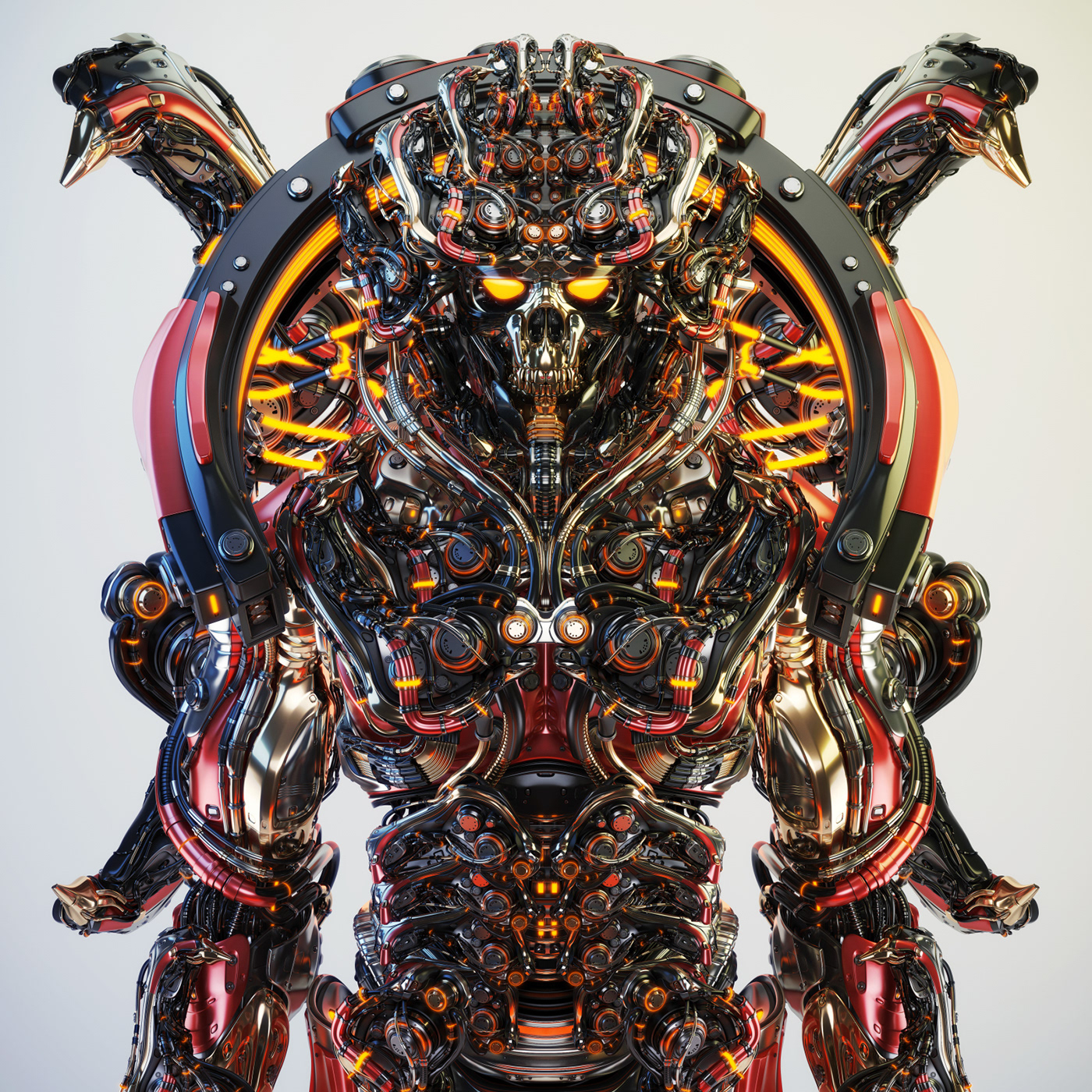 NFT，Buyou，robot，Demon，