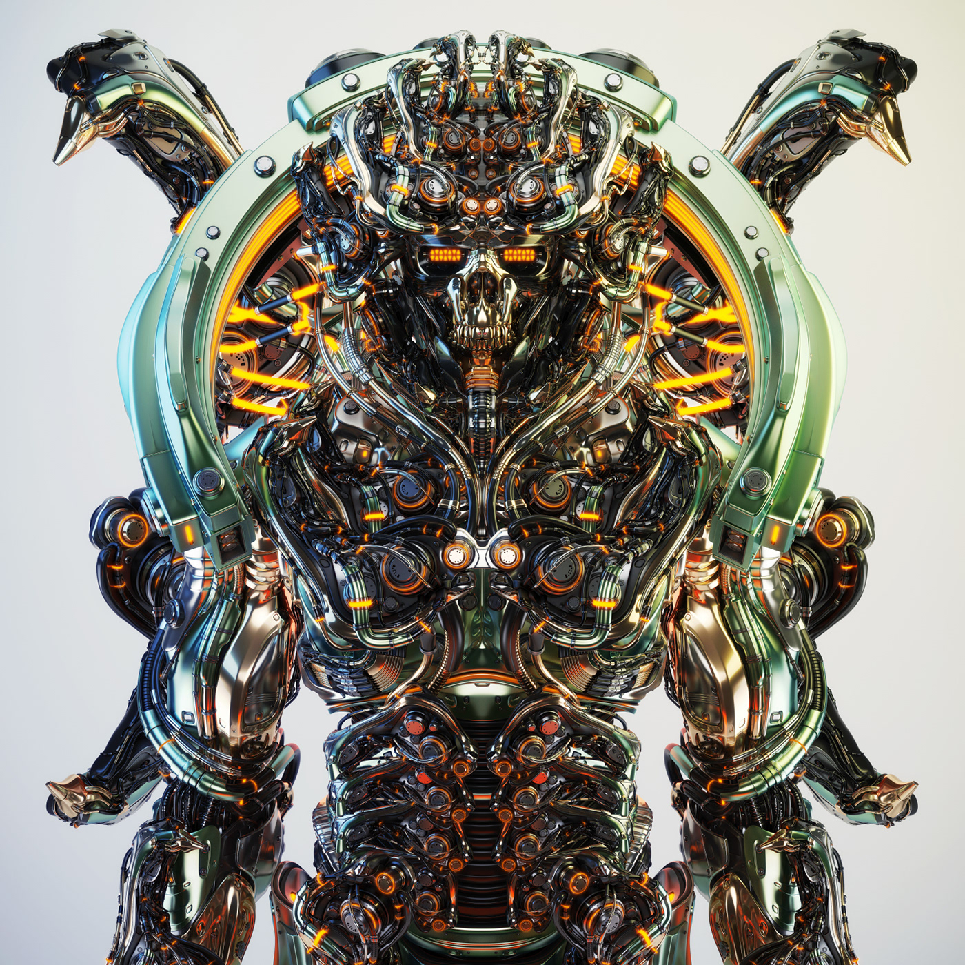 NFT，Buyou，robot，Demon，