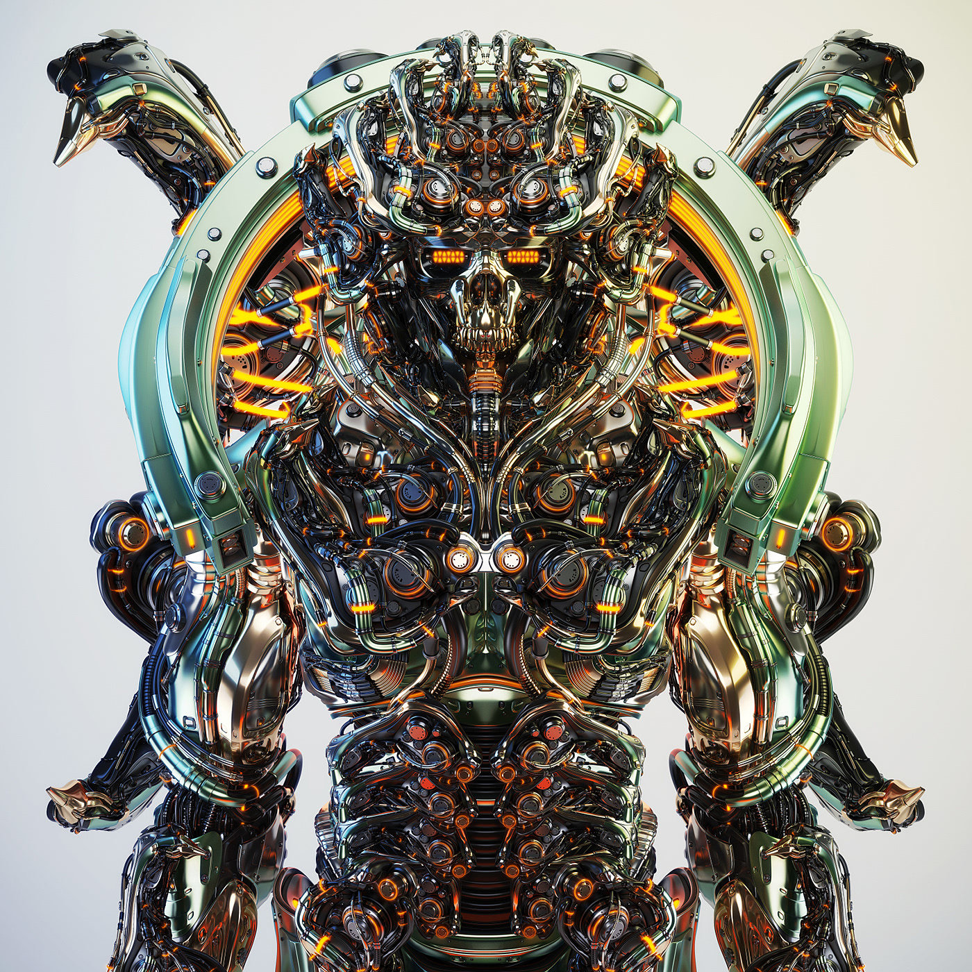 NFT，Buyou，robot，Demon，