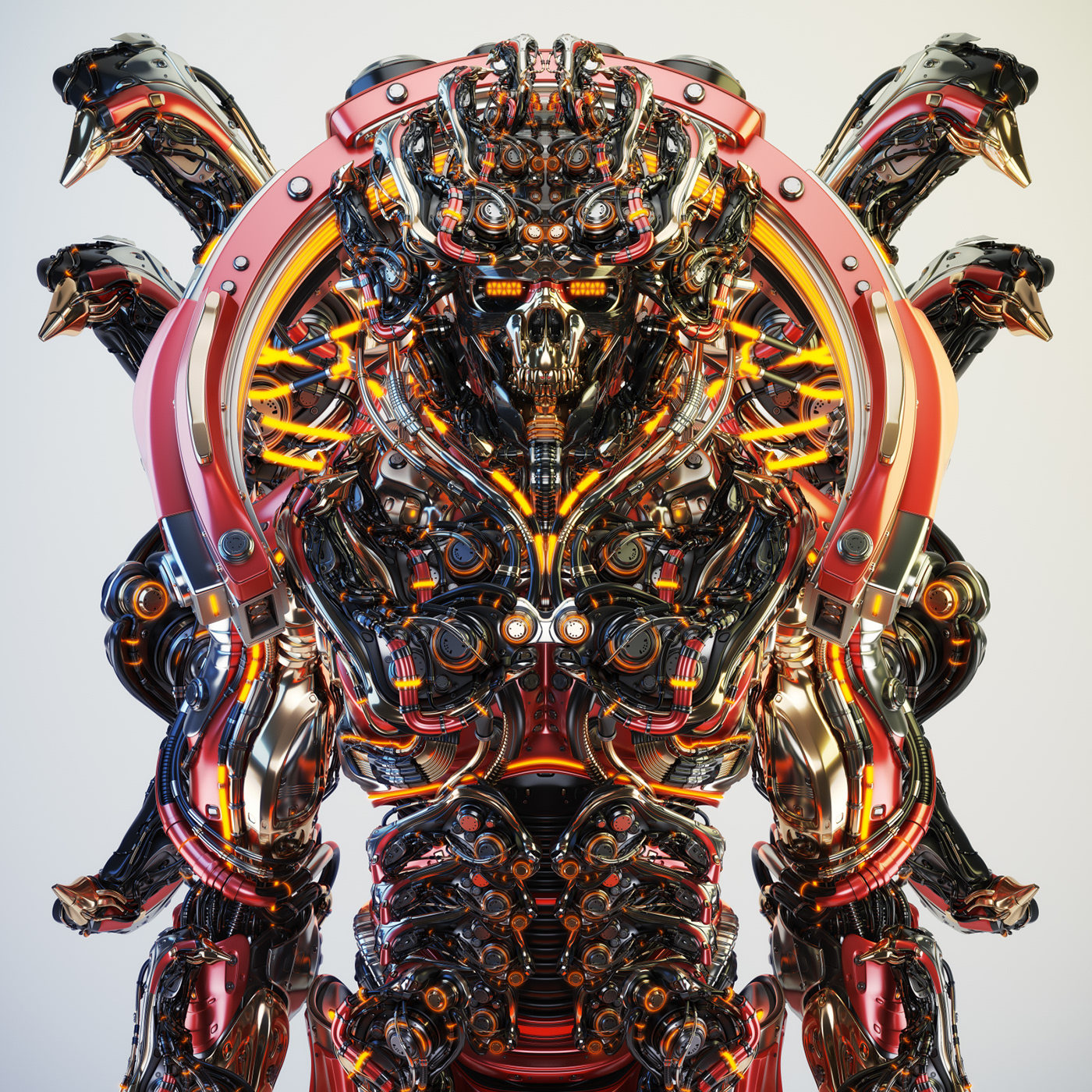 NFT，Buyou，robot，Demon，