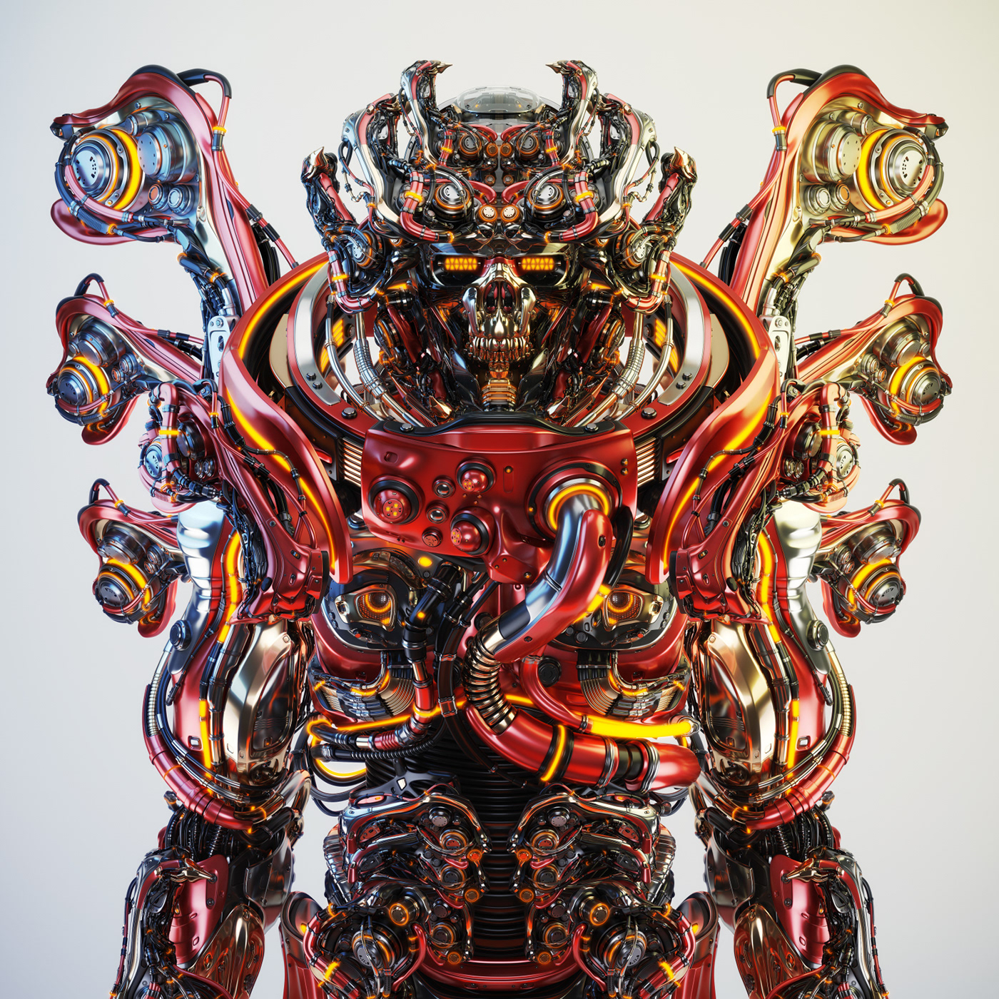 NFT，Buyou，robot，Demon，