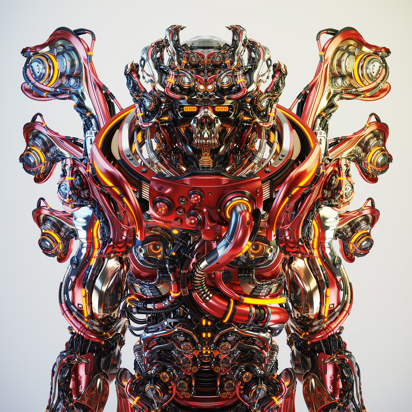 NFT，Buyou，robot，Demon，