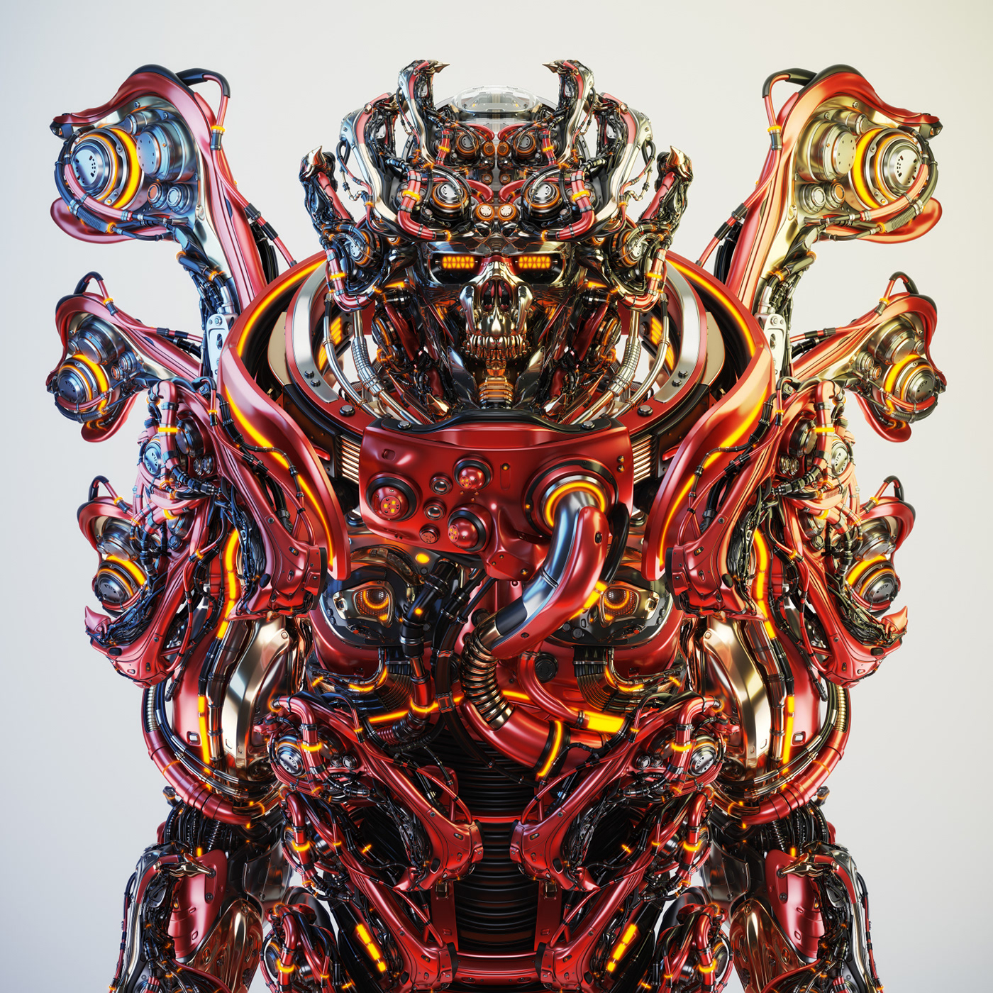 NFT，Buyou，robot，Demon，