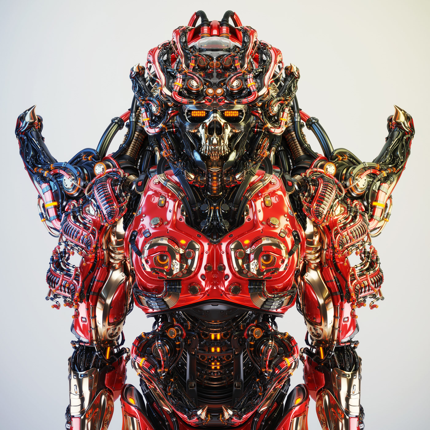 NFT，Buyou，robot，Demon，