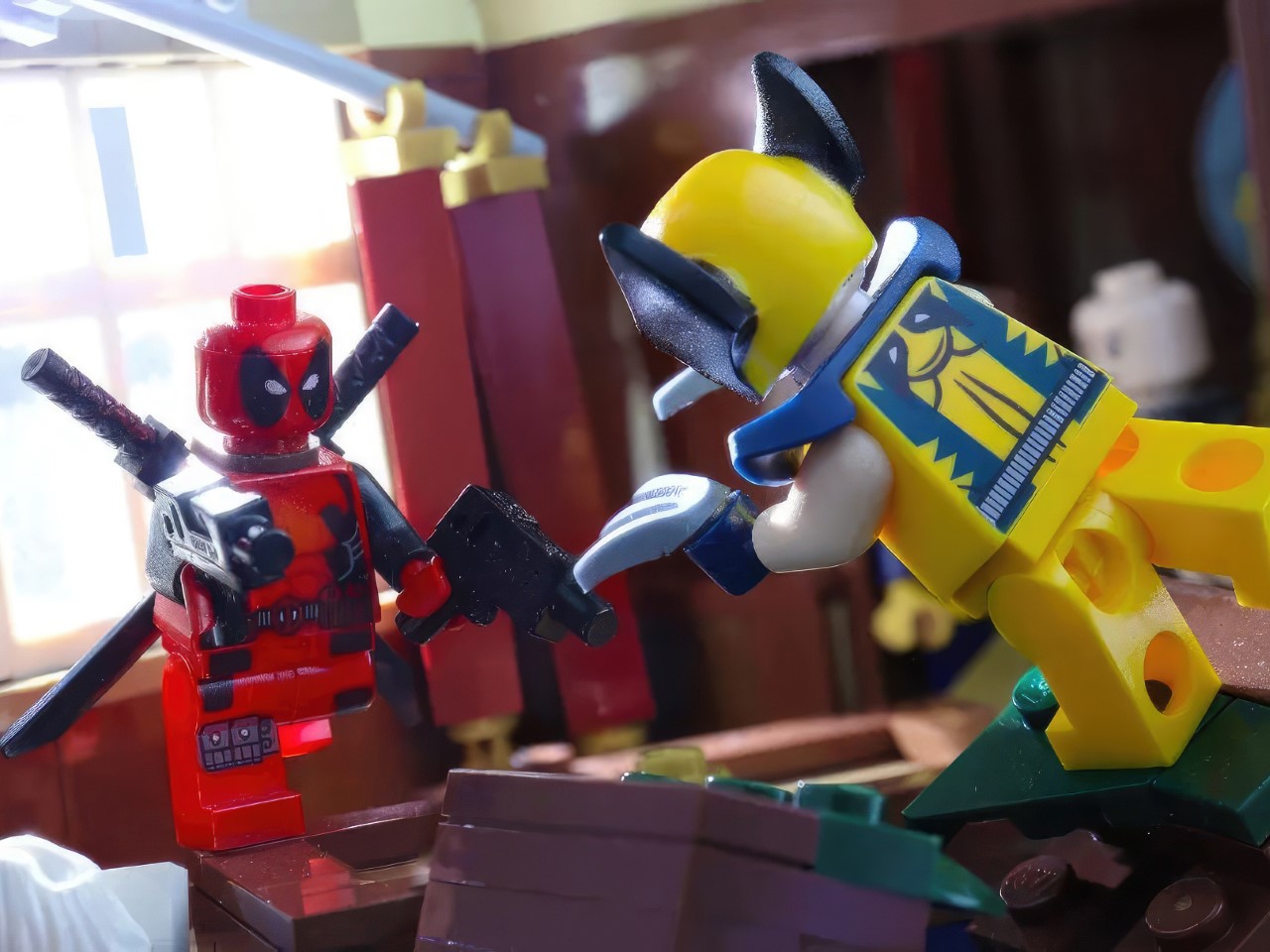 Lego，Building blocks，X-Men Series，Dead waiter，freeze motion animator，