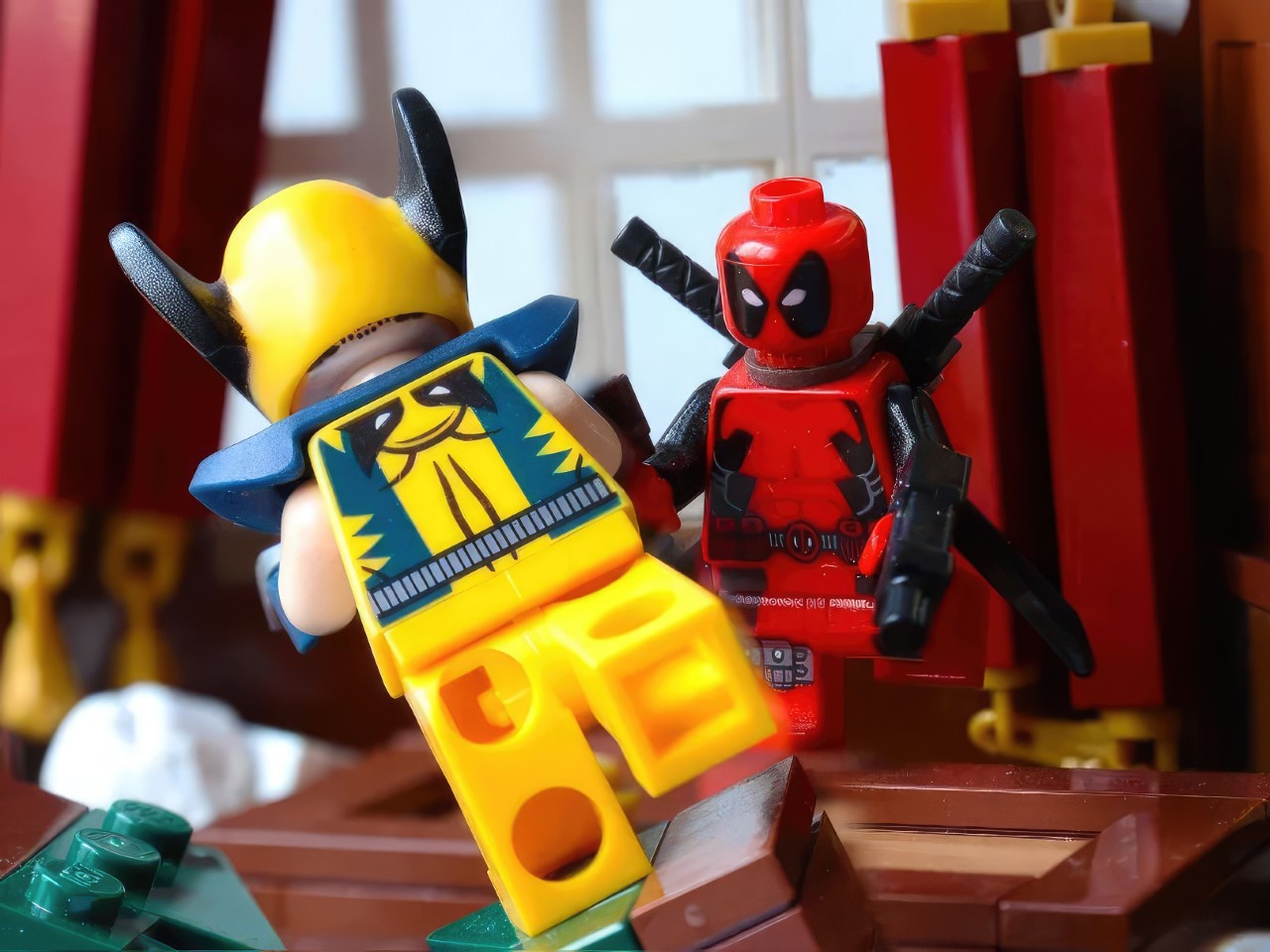 Lego，Building blocks，X-Men Series，Dead waiter，freeze motion animator，