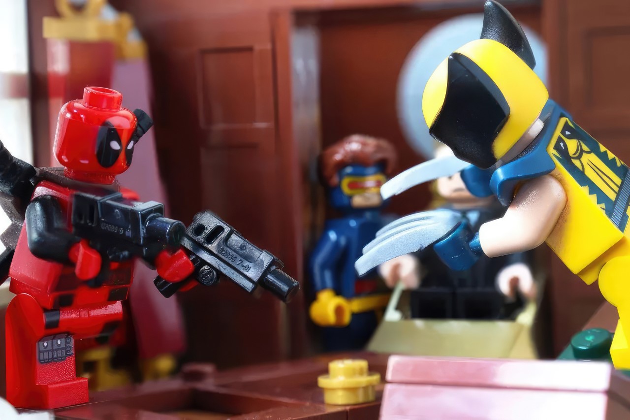 Lego，Building blocks，X-Men Series，Dead waiter，freeze motion animator，