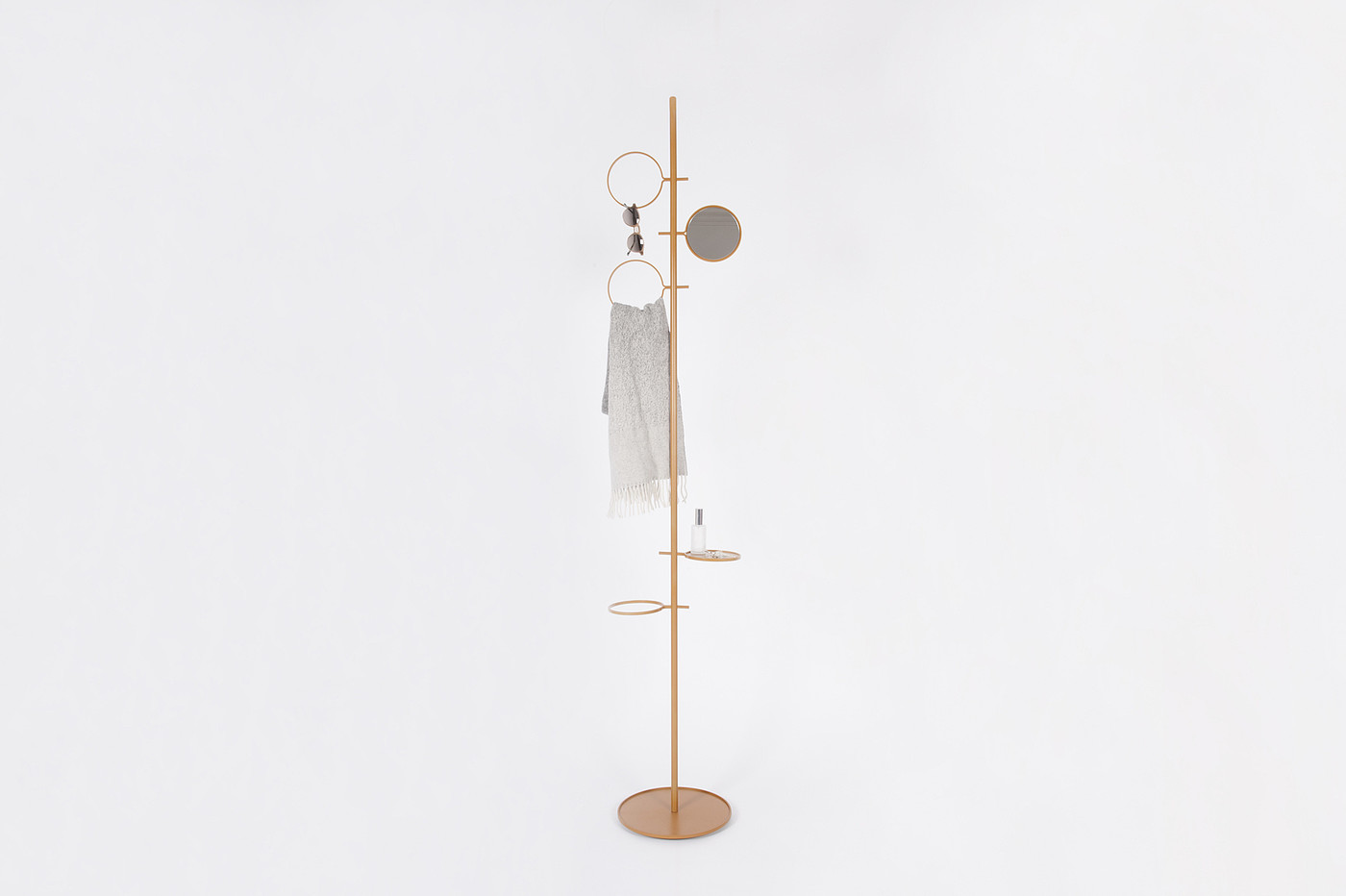 Mirror design，Cosmetic mirror，Advanced grey，Receive，Tray，Clothes rack，Clothes support，Clothes hanger，coat hanger，orange，cylinder，