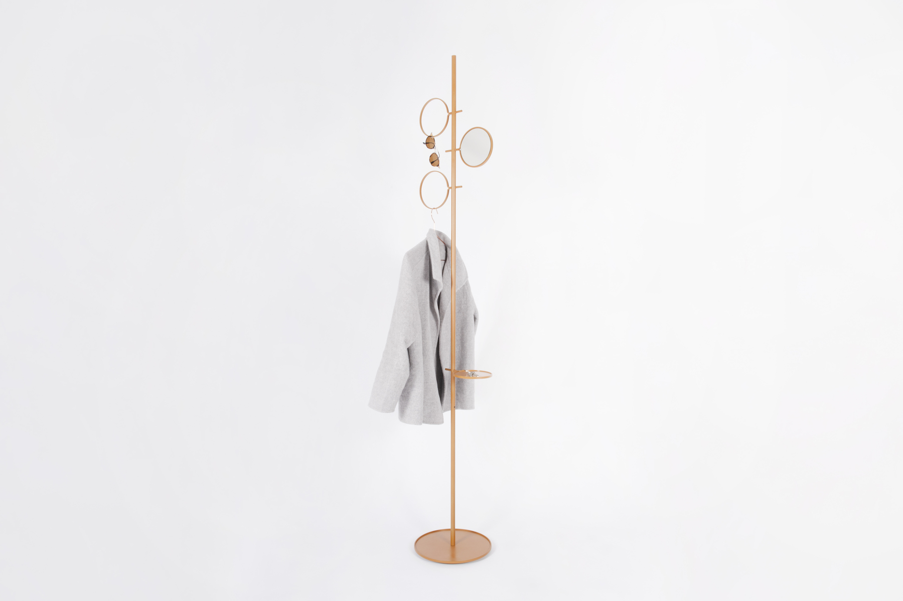 Mirror design，Cosmetic mirror，Advanced grey，Receive，Tray，Clothes rack，Clothes support，Clothes hanger，coat hanger，orange，cylinder，