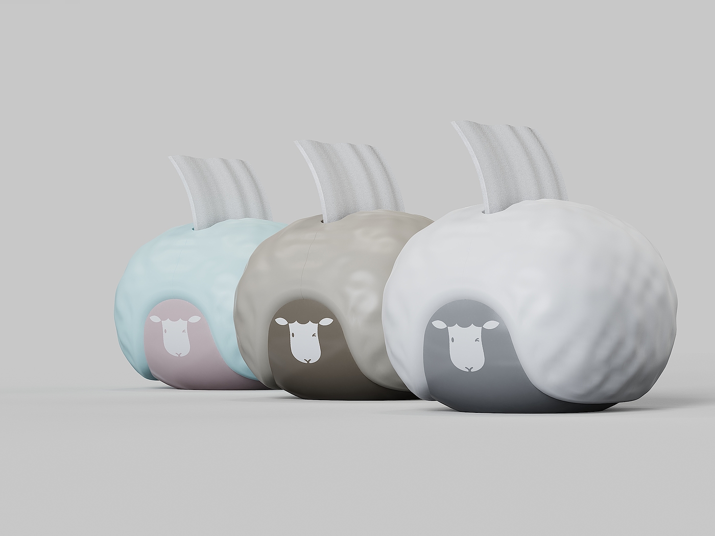 Tissue box，Fat Sheep，Cute fun，