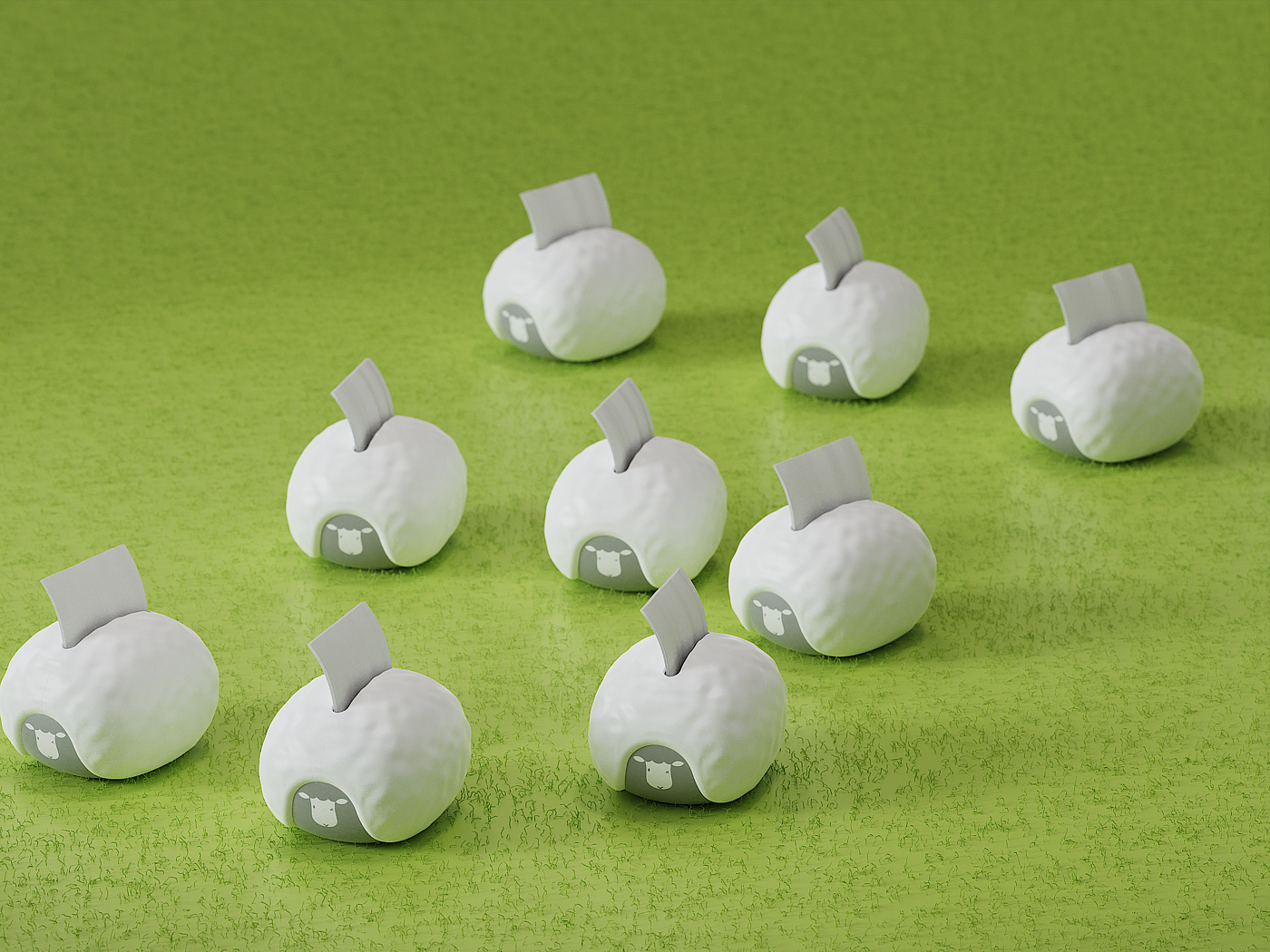 Tissue box，Fat Sheep，Cute fun，