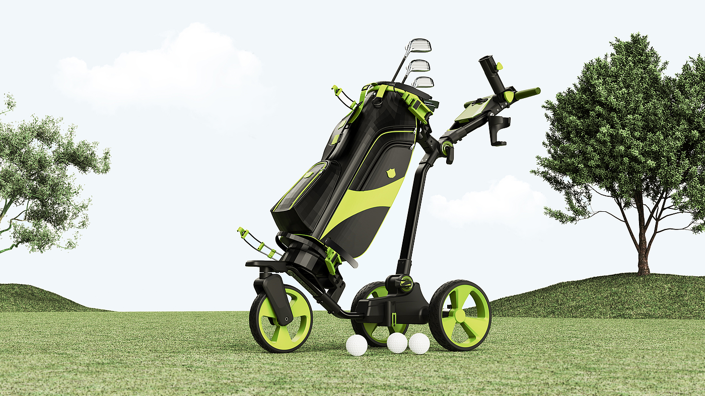 industrial design，product design，Golf Cart Design，vehicle，Creative design，