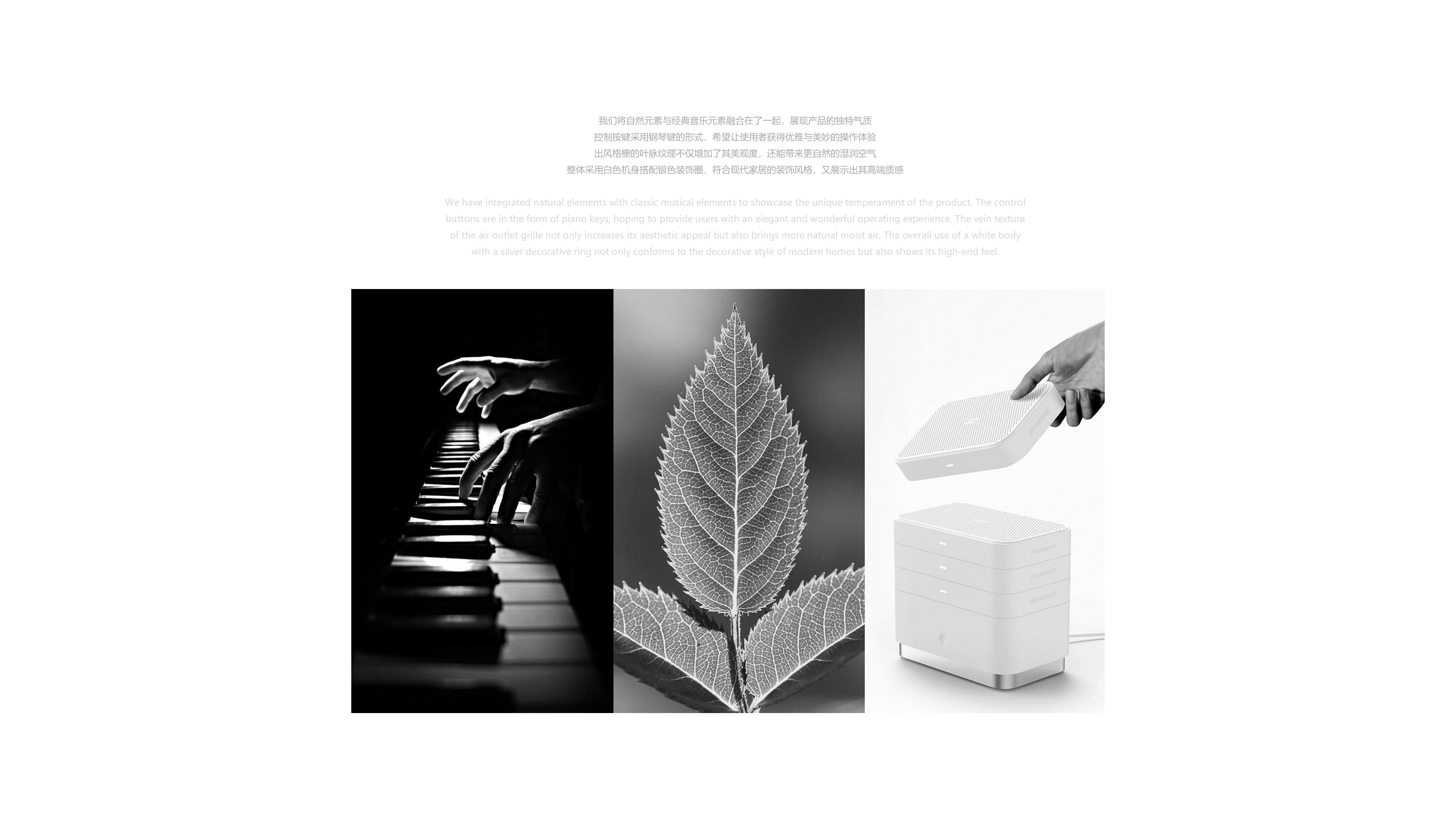 industrial design，record，Fog free humidifier，Nature and Music，
