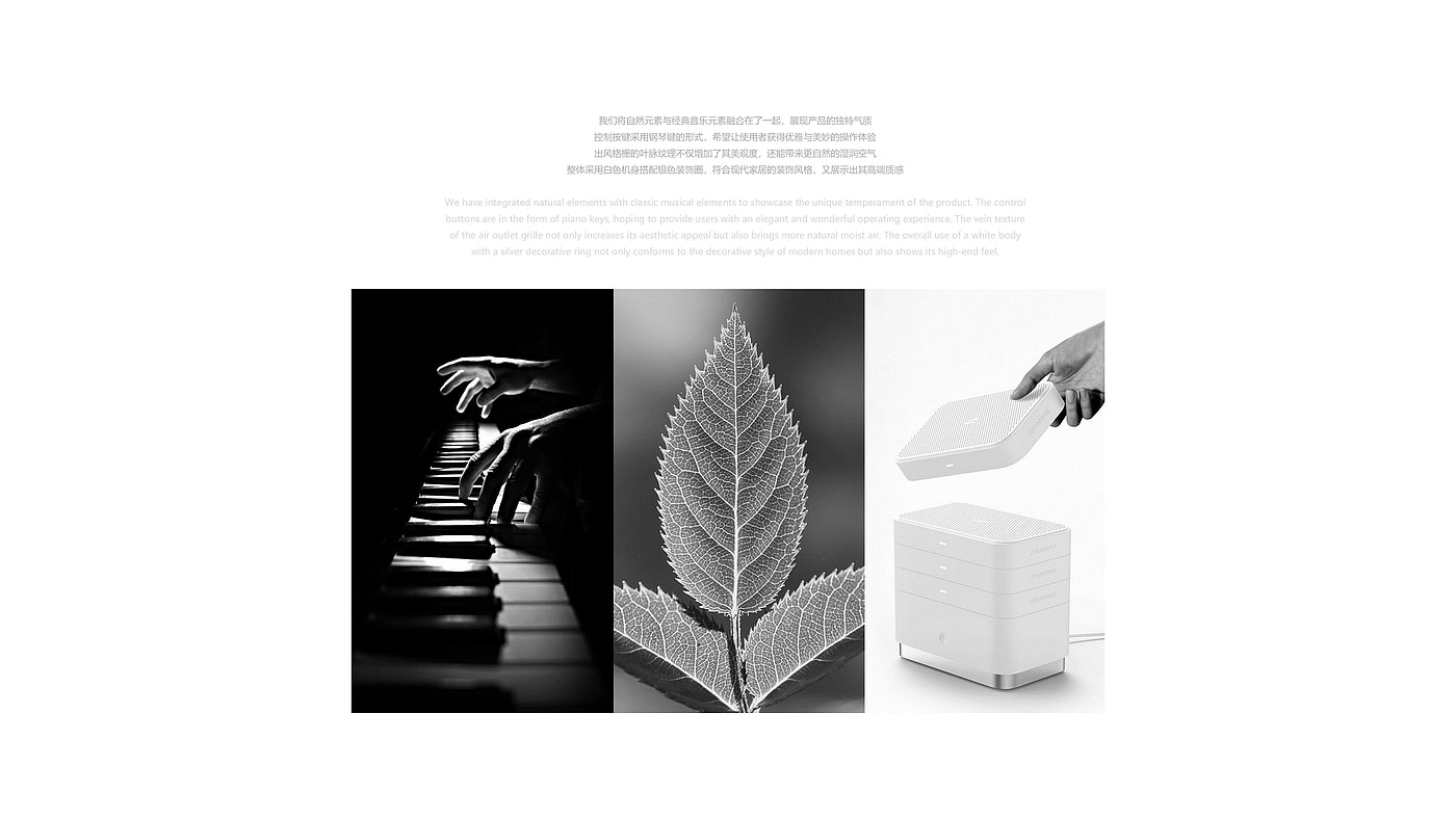 industrial design，record，Fog free humidifier，Nature and Music，