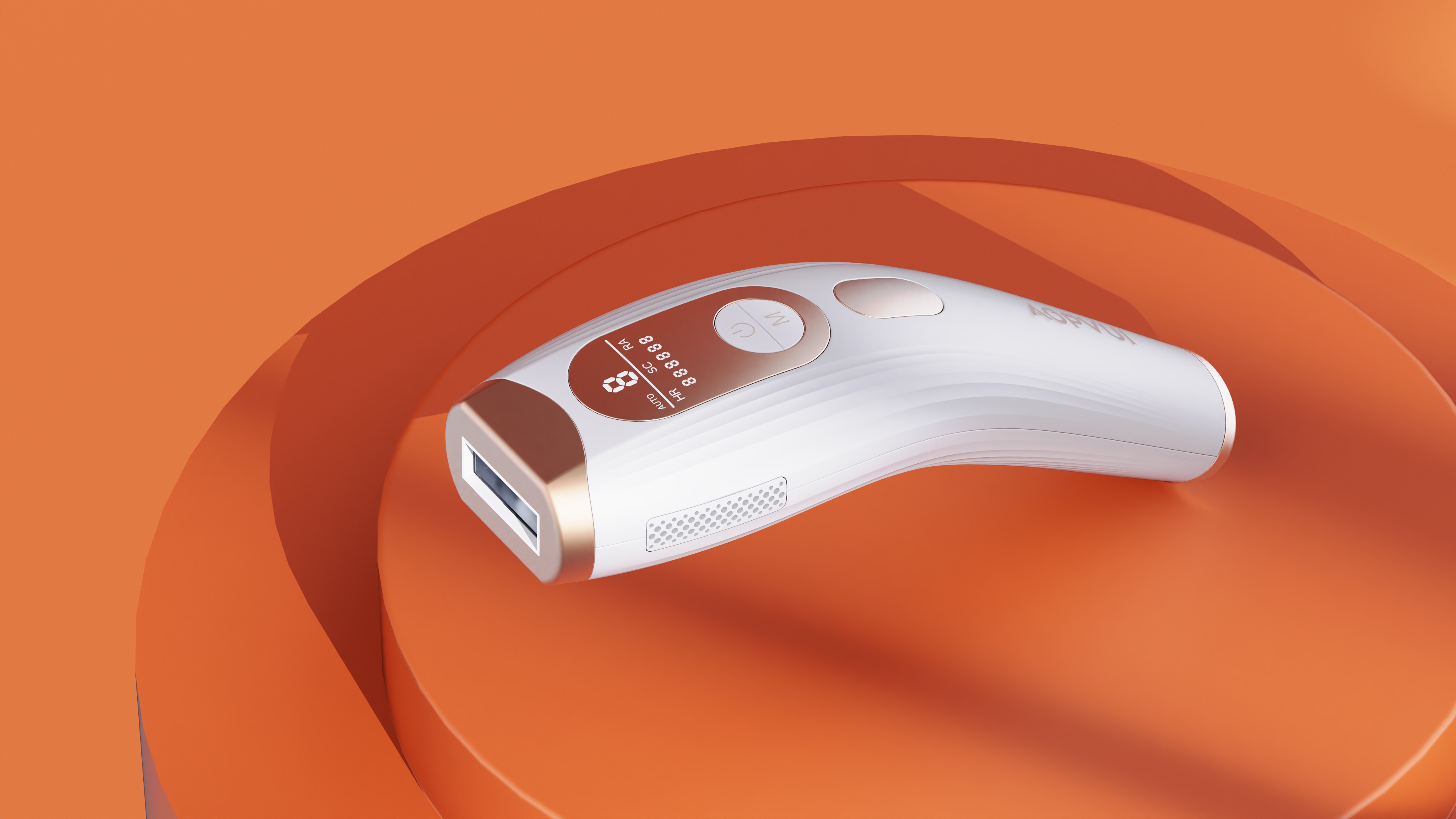 Depilatory instrument，curve，skin texture，