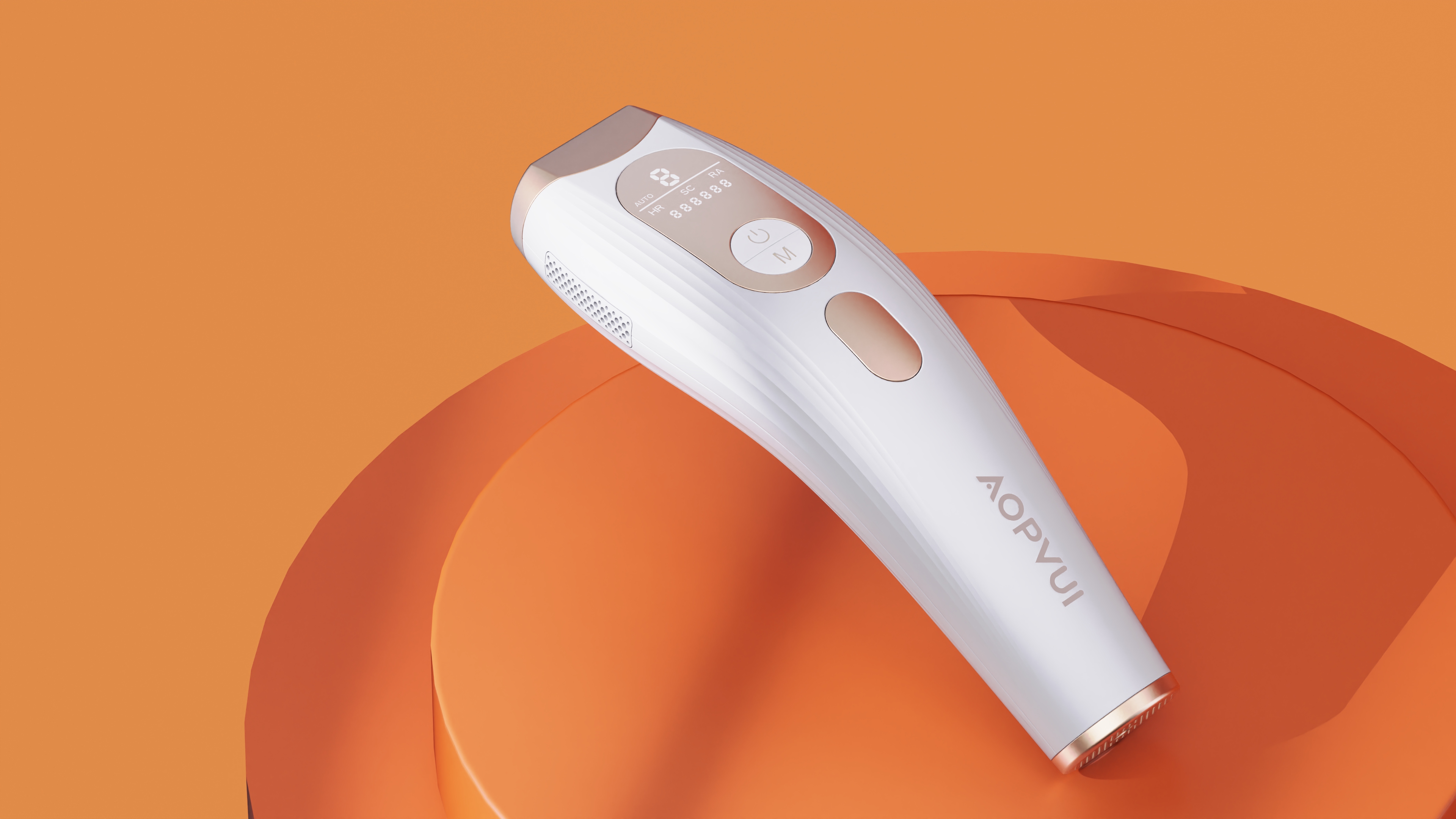 Depilatory instrument，curve，skin texture，