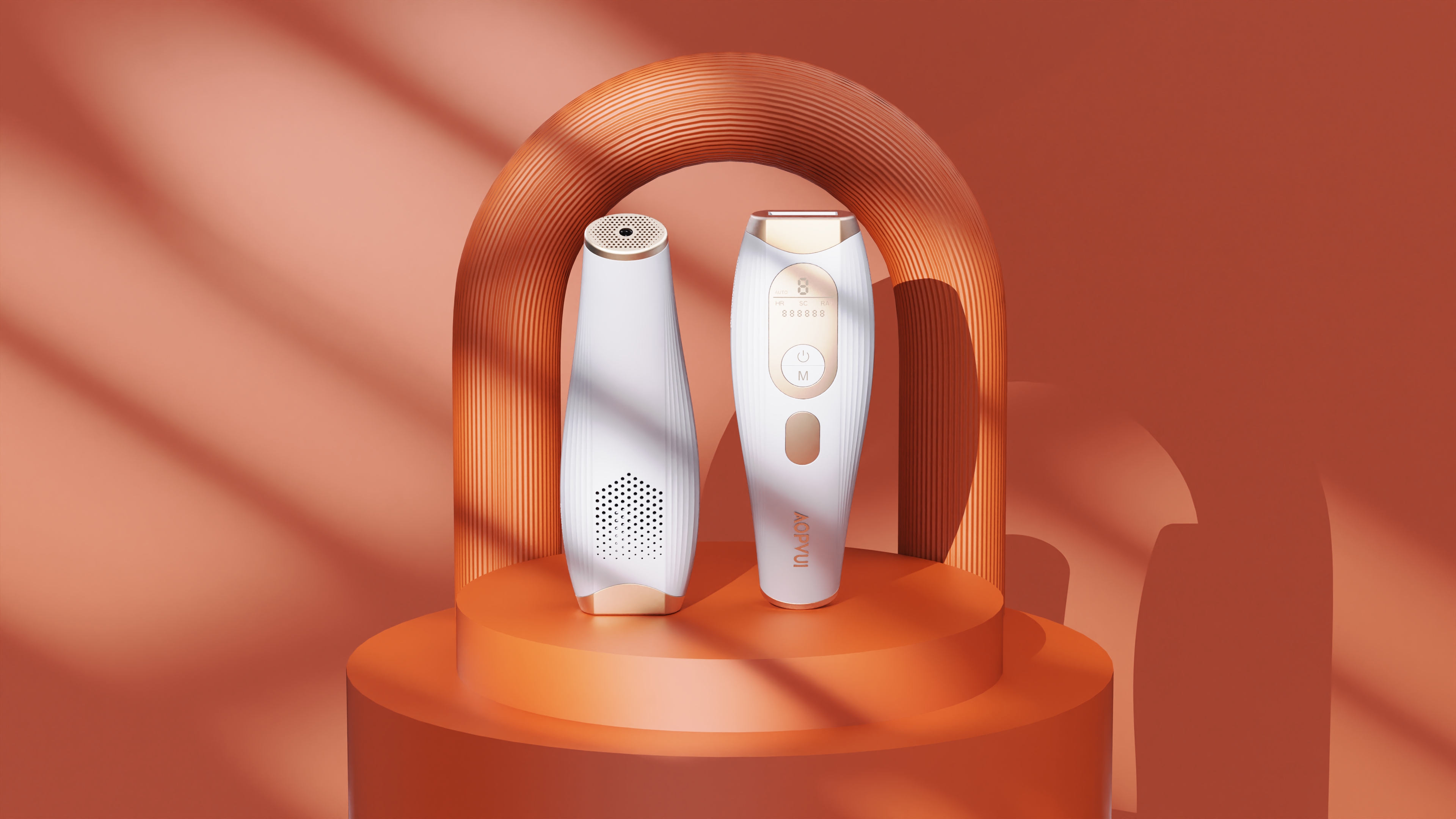 Depilatory instrument，curve，skin texture，