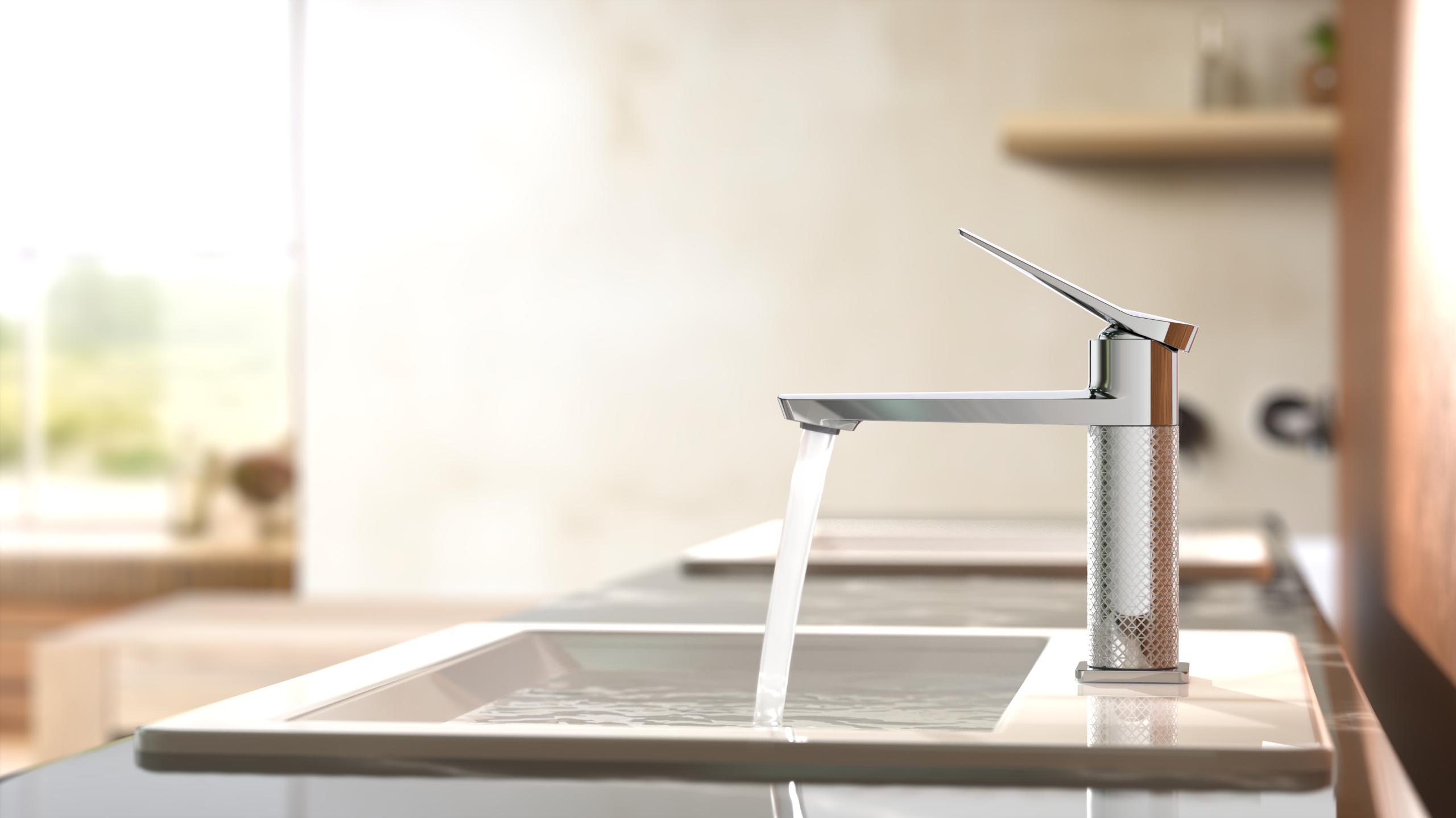Basin mixer ，water tap，bathroom，industrial design，product design，Bathroom design，