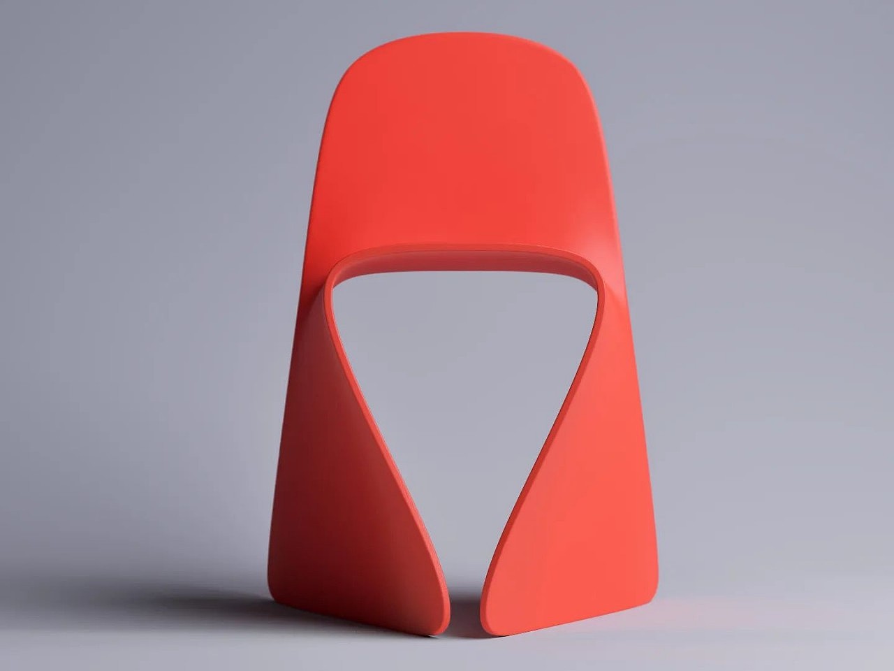 chair，Unibody，Provincial space，Stacking chair，Simplicity，