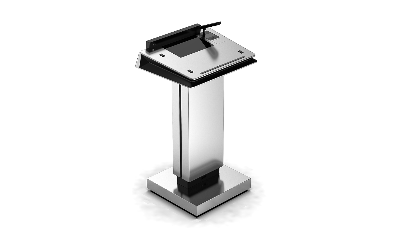 Appearance design，Lecture Platform，Simple Technology，Metal，intelligence，atmosphere，industrial design，