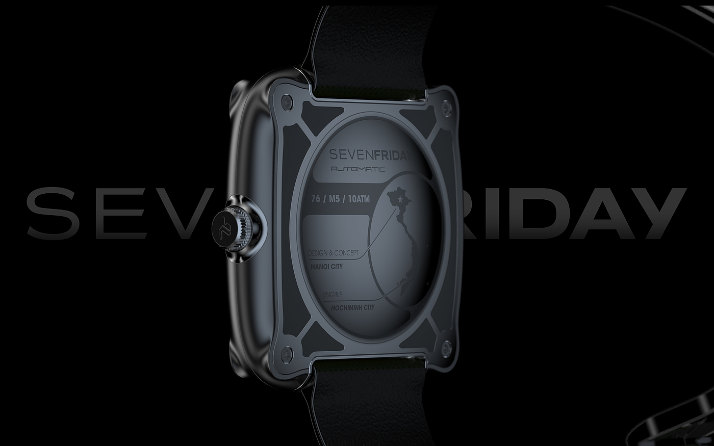 seven Friday，watch，Automatic，Industrial design，product design，fashion design，life-style，