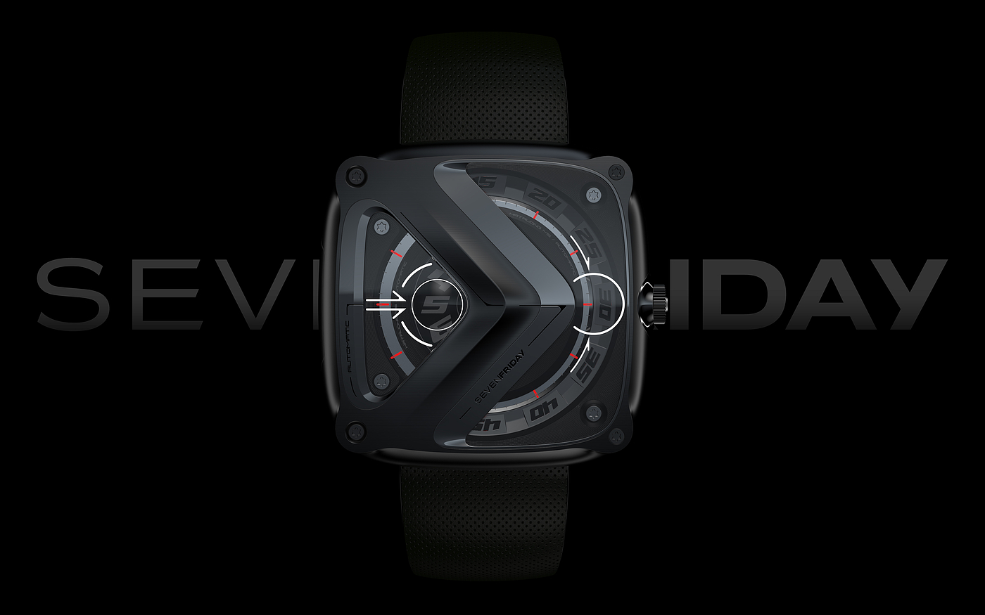 seven Friday，watch，Automatic，Industrial design，product design，fashion design，life-style，