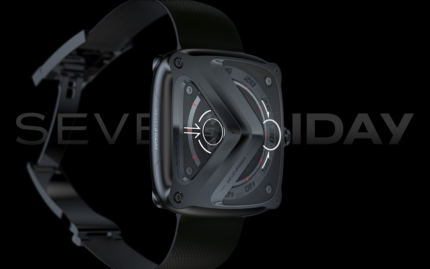 seven Friday，watch，Automatic，Industrial design，product design，fashion design，life-style，