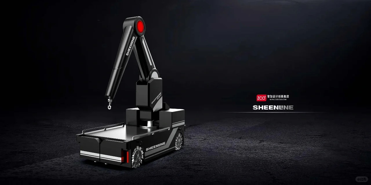 Industrial robot，Maintenance robot，industrial design，Appearance design，Structural design，Motor car hoisting，