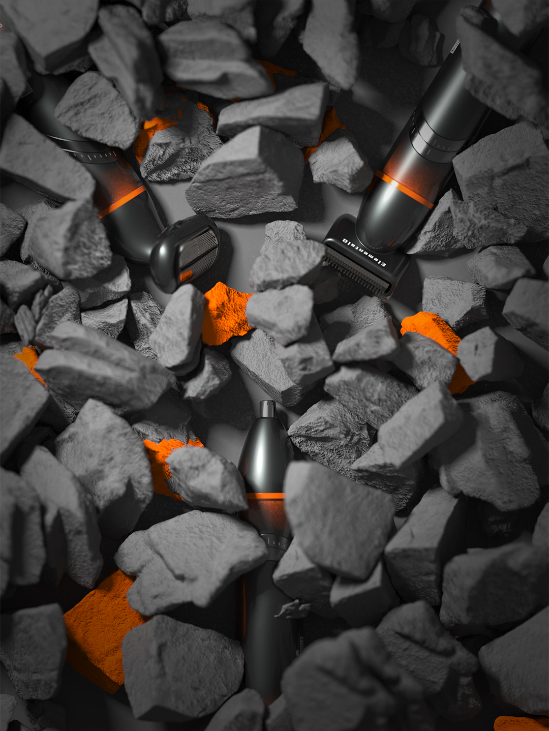 Electric hair clipper, nose hair clipper, razor, multi-function hair clipper,，